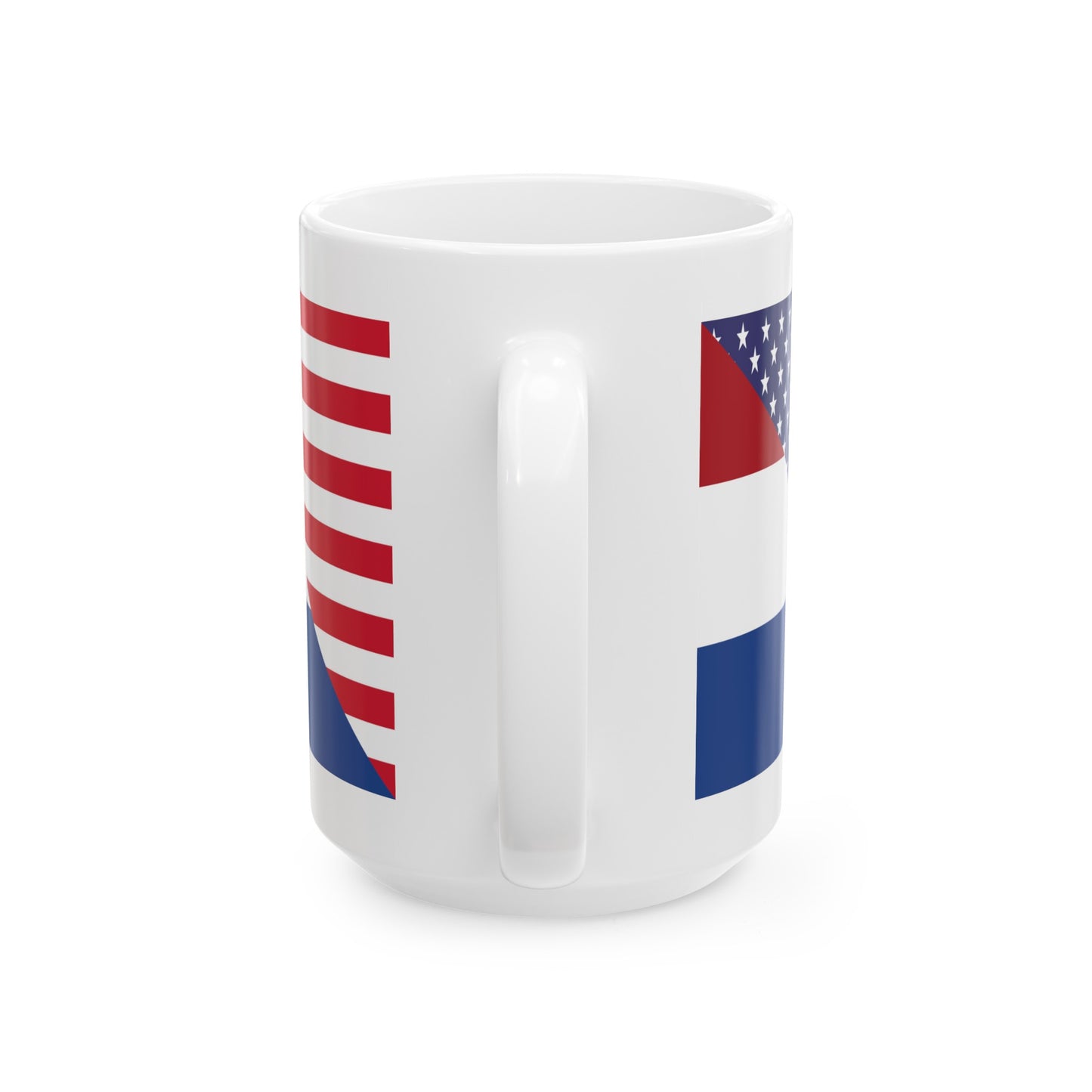 Netherlands American Flag USA Ceramic Mug 11oz, 15oz Cup