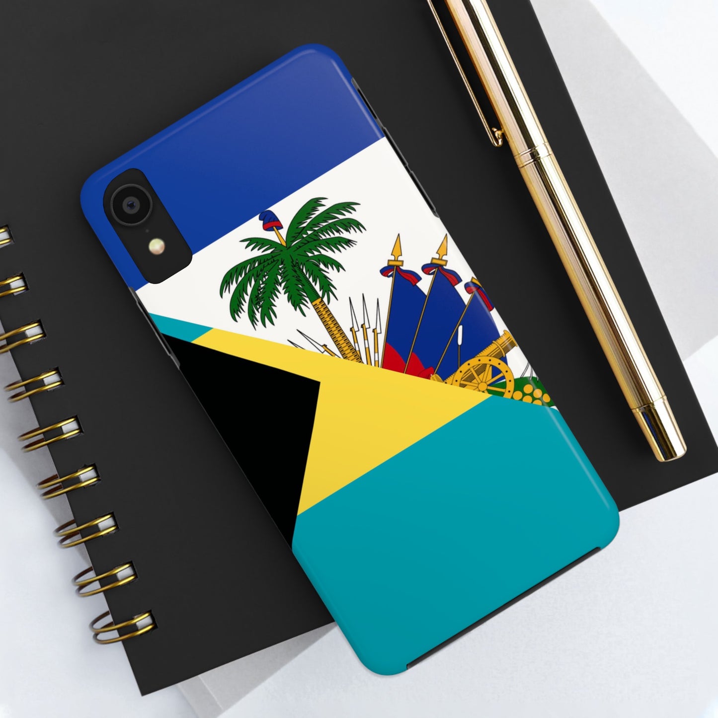 Bahamas Haiti Flag Bahamian Haitian Tough Phone Cases