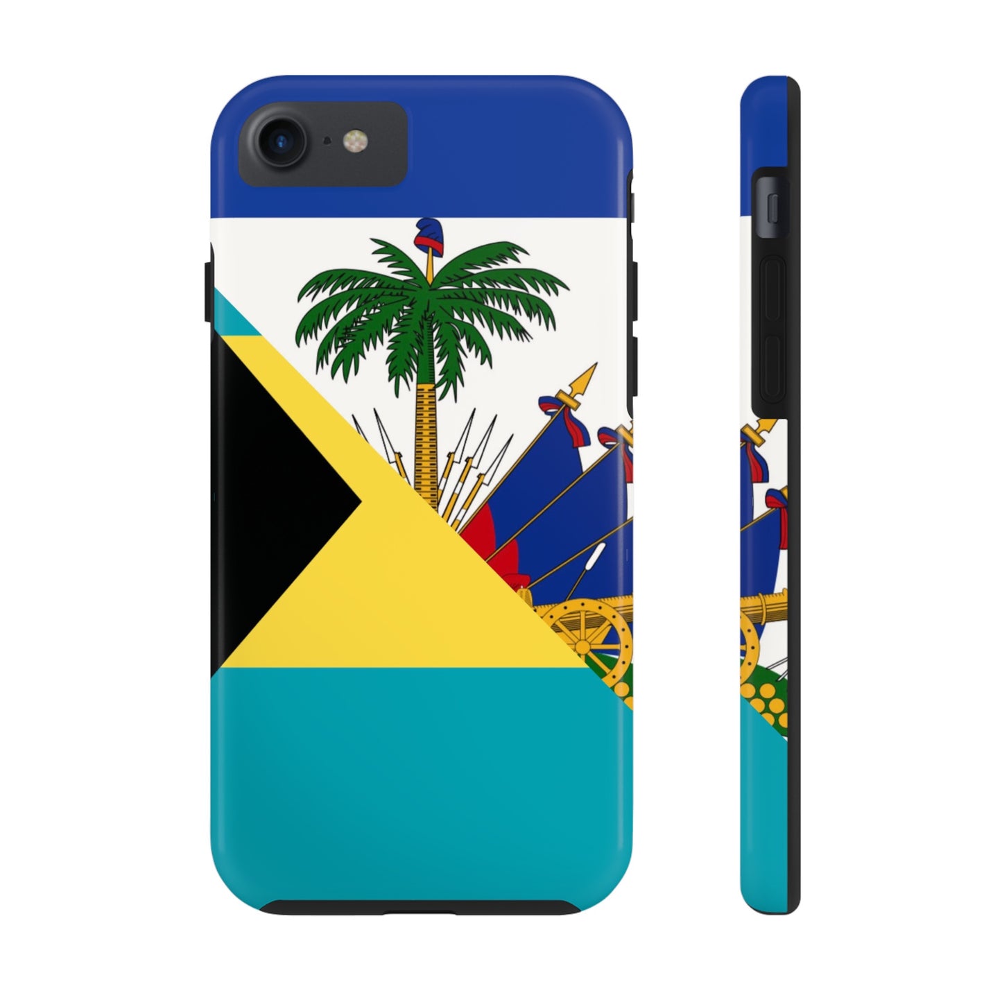 Bahamas Haiti Flag Bahamian Haitian Tough Phone Cases