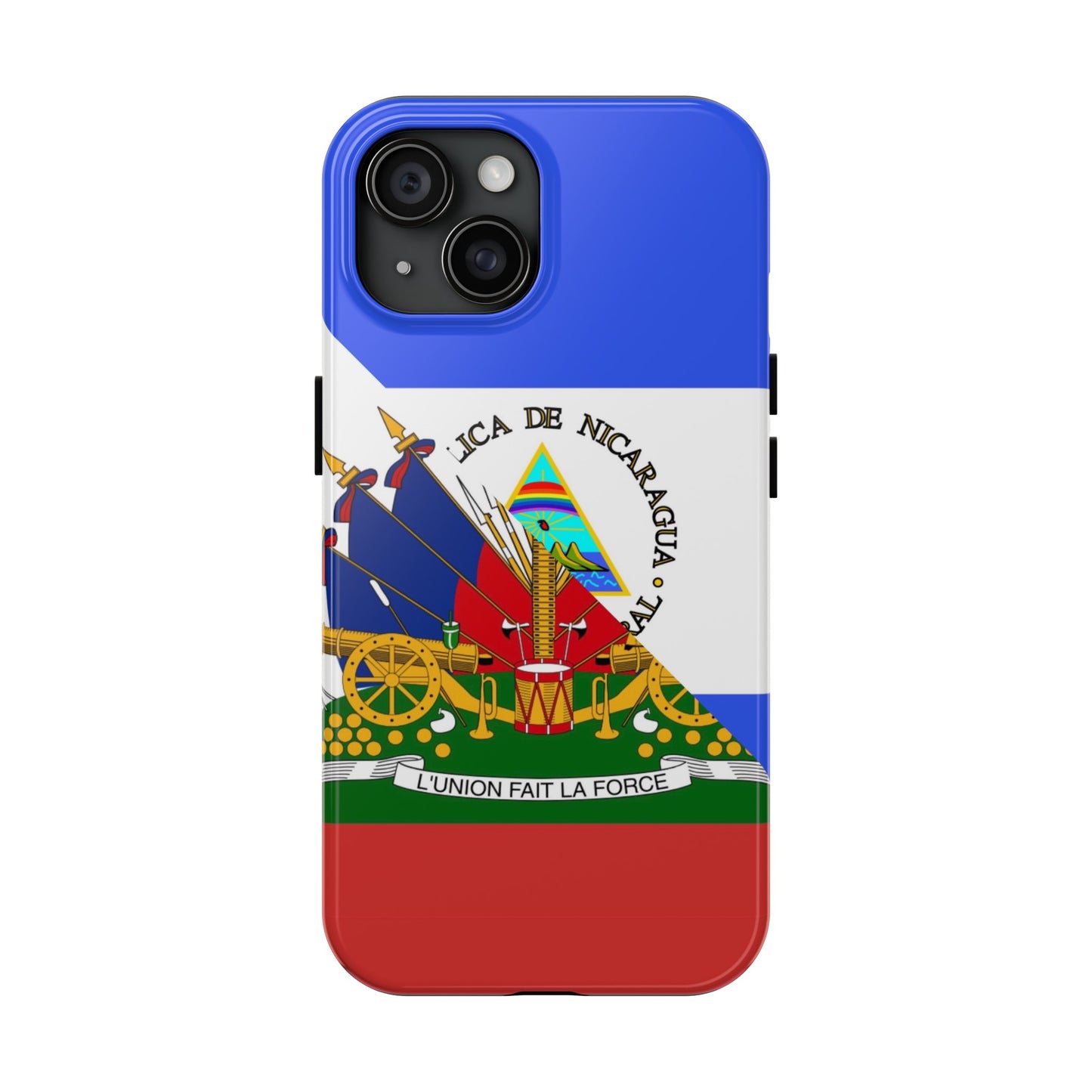 Haiti Nicaragua Flag Haitian Nicaraguan Tough Phone Cases