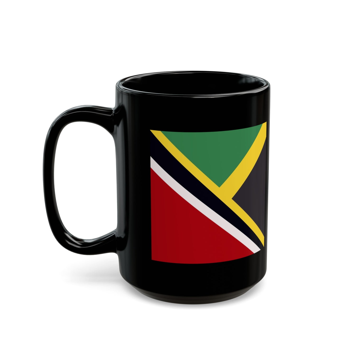 Jamaica Trinidad Flag Jamaican Trini Black Mug (11oz, 15oz)