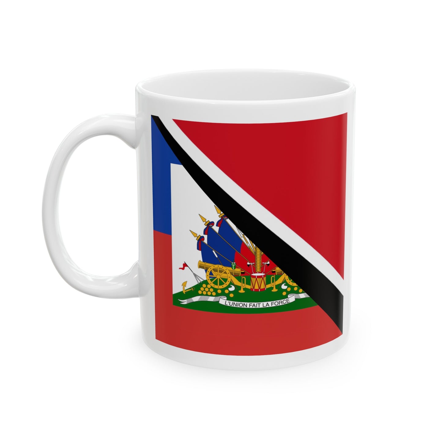 Haitian Trinidad and Tobago Flag Haitian Trini Ceramic Mug 11oz, 15oz Cup