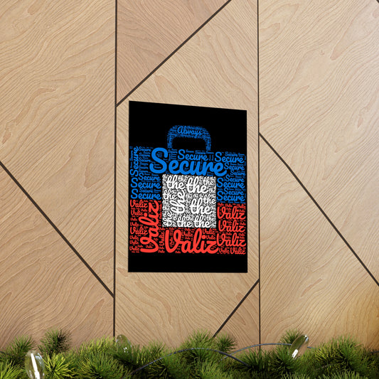 Secure the Valiz Haitian Flag Haiti Premium Matte Poster