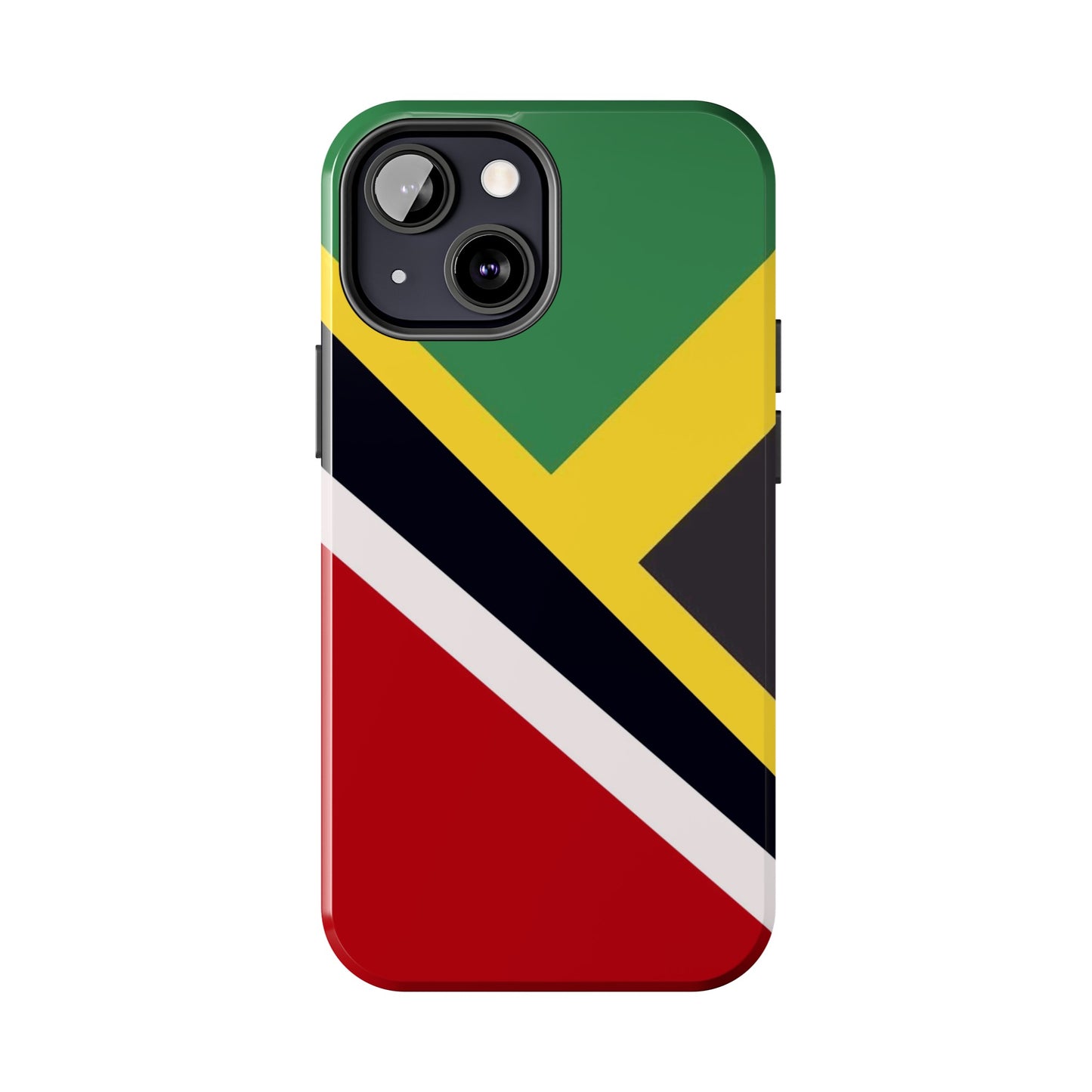 Jamaica Trinidad Flag Jamaican Trini Tough Phone Cases