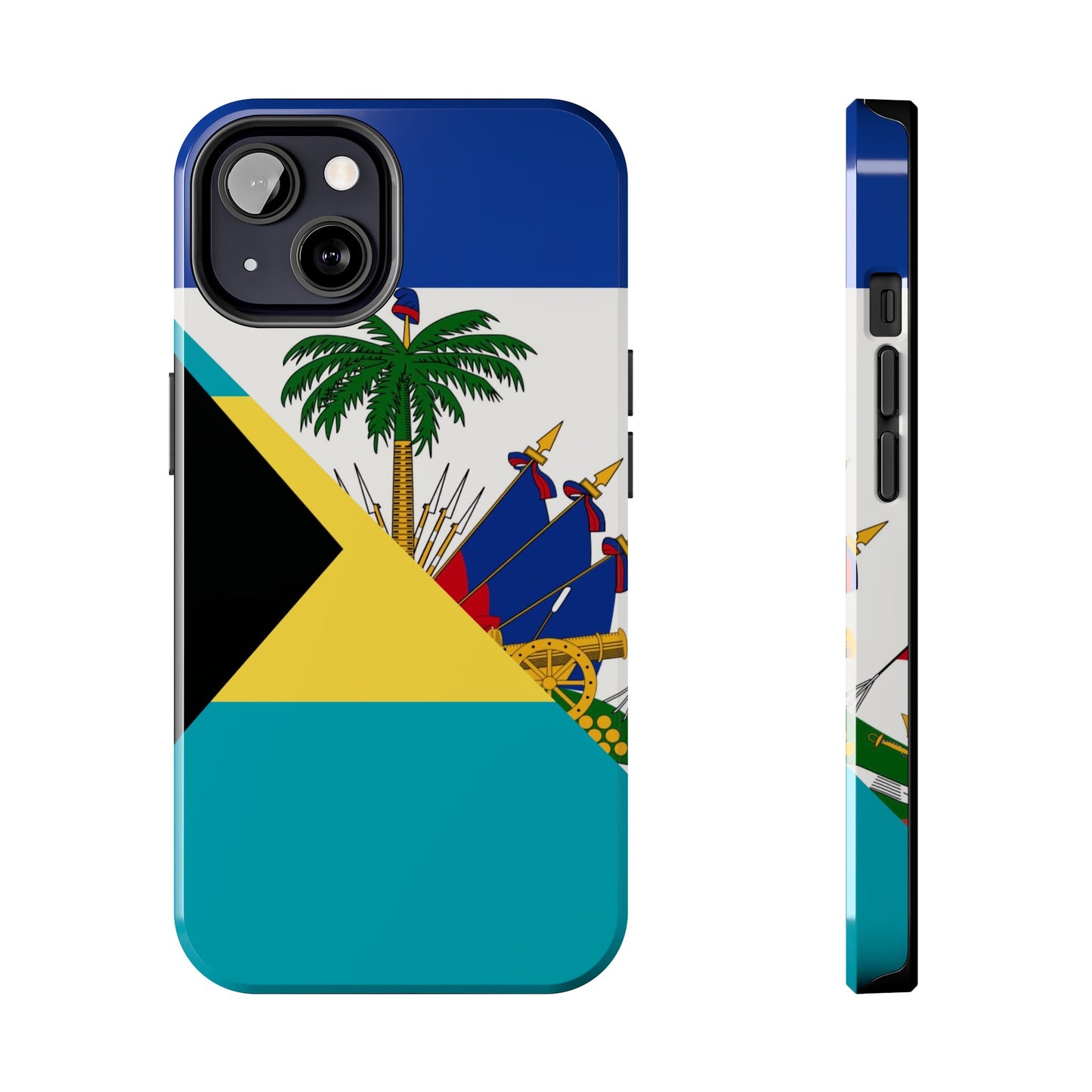 Bahamas Haiti Flag Bahamian Haitian Tough Phone Cases