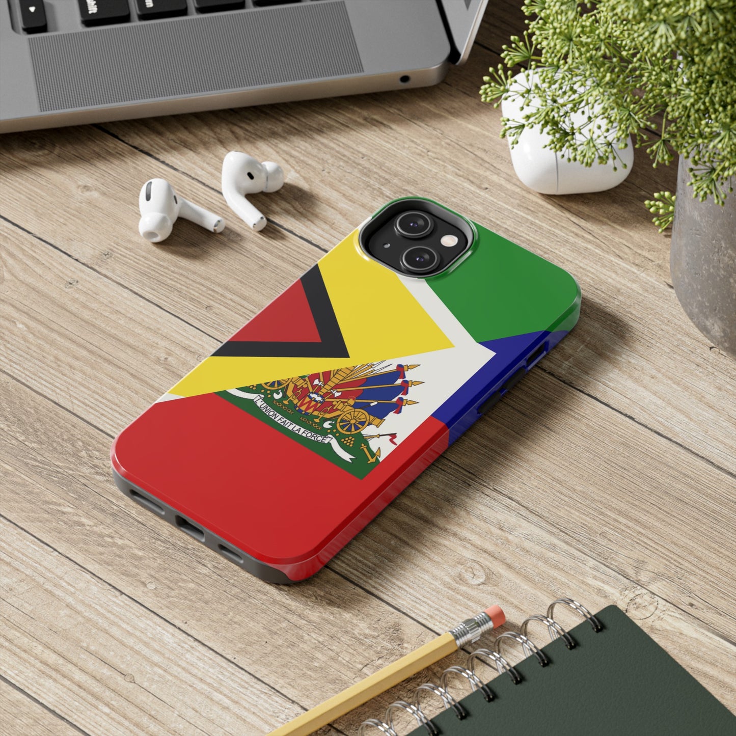 Haiti Guyana Flag Haitian Guyanese Tough Phone Cases