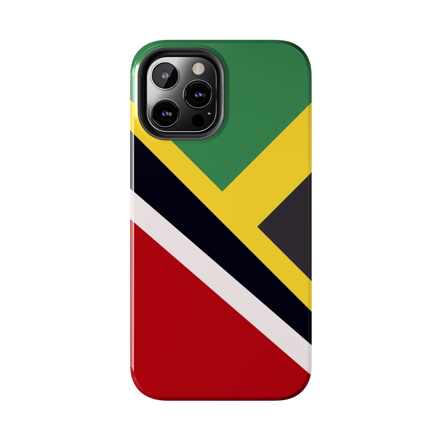 Jamaica Trinidad Flag Jamaican Trini Tough Phone Cases