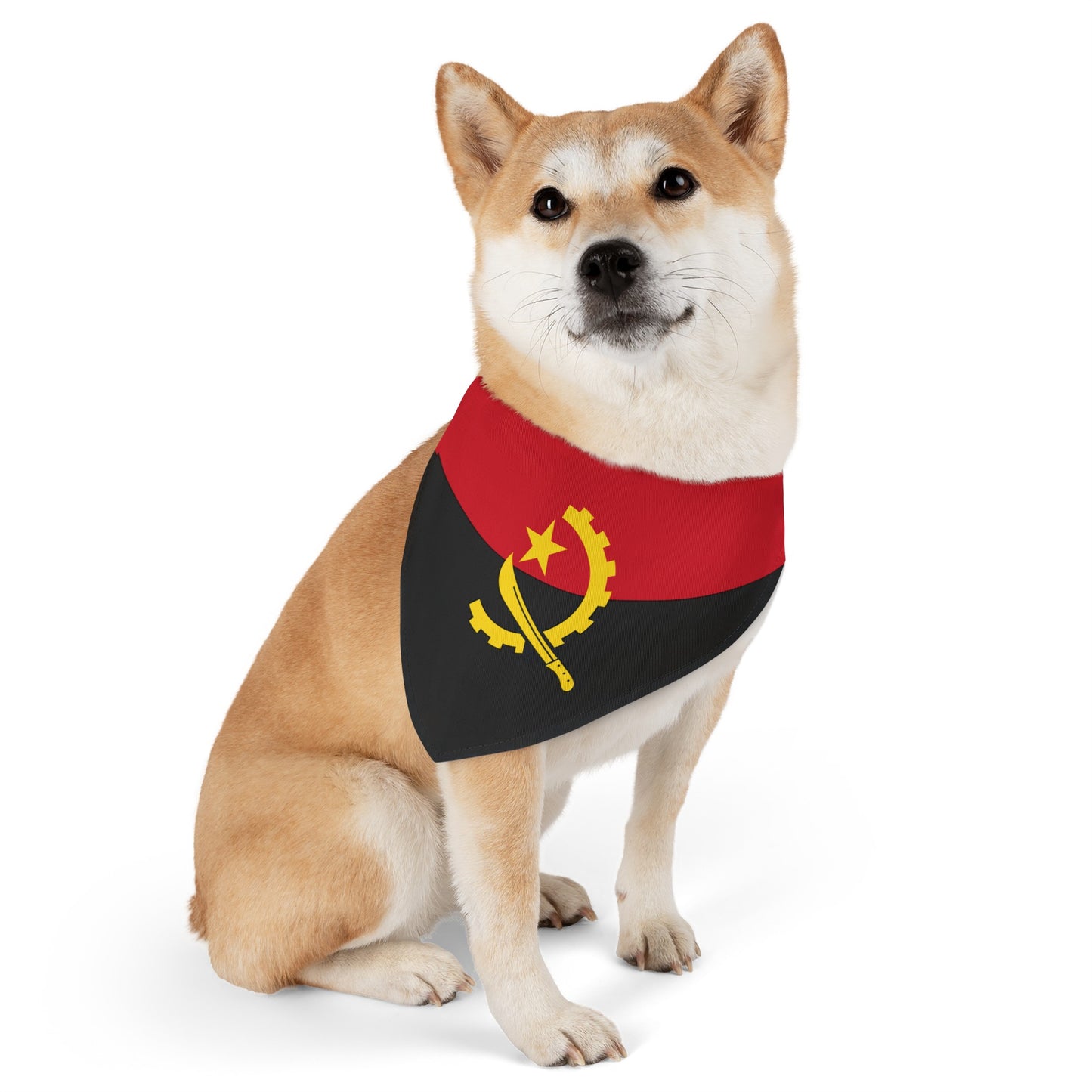 Angola Flag Pet Bandana Collar | Animal Cat Dog Collar Angolan