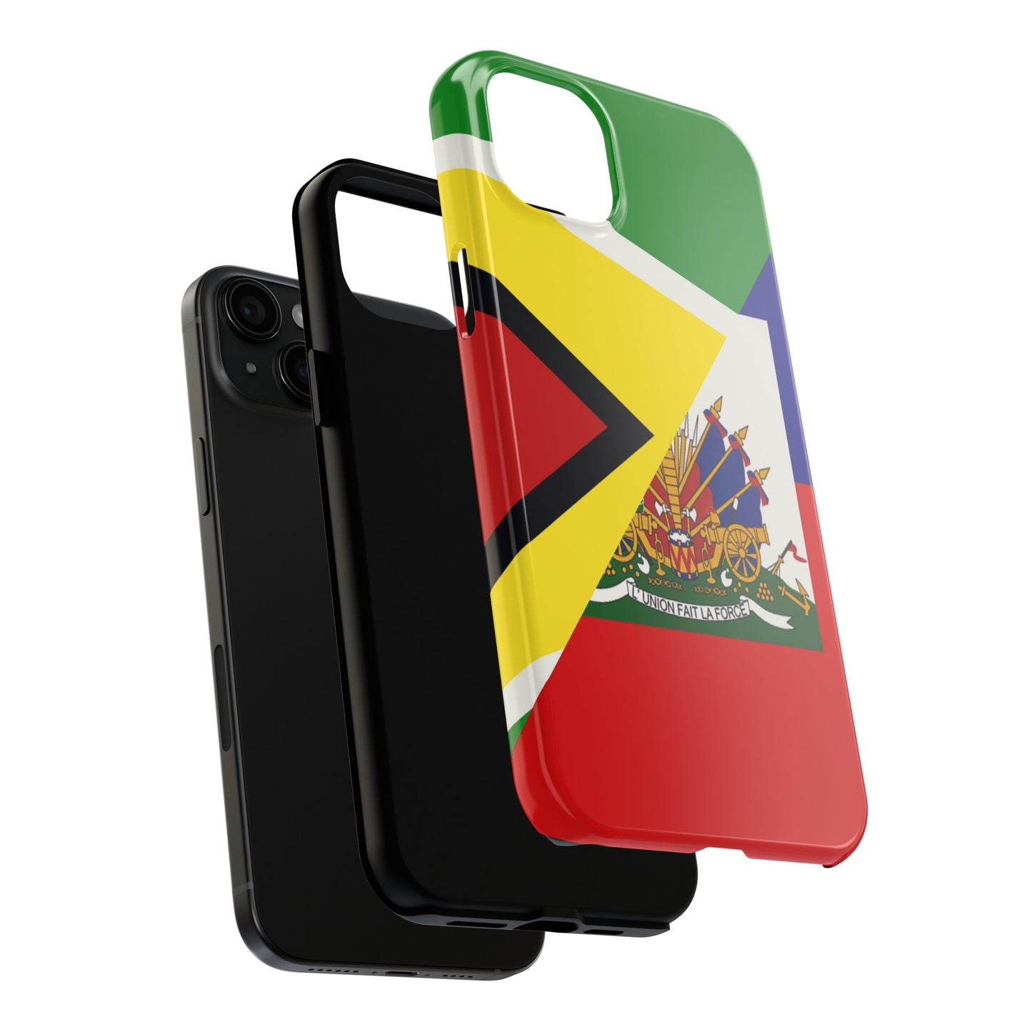 Haiti Guyana Flag Haitian Guyanese Tough Phone Cases