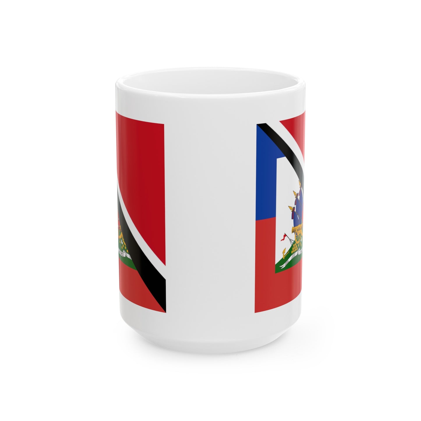 Haitian Trinidad and Tobago Flag Haitian Trini Ceramic Mug 11oz, 15oz Cup