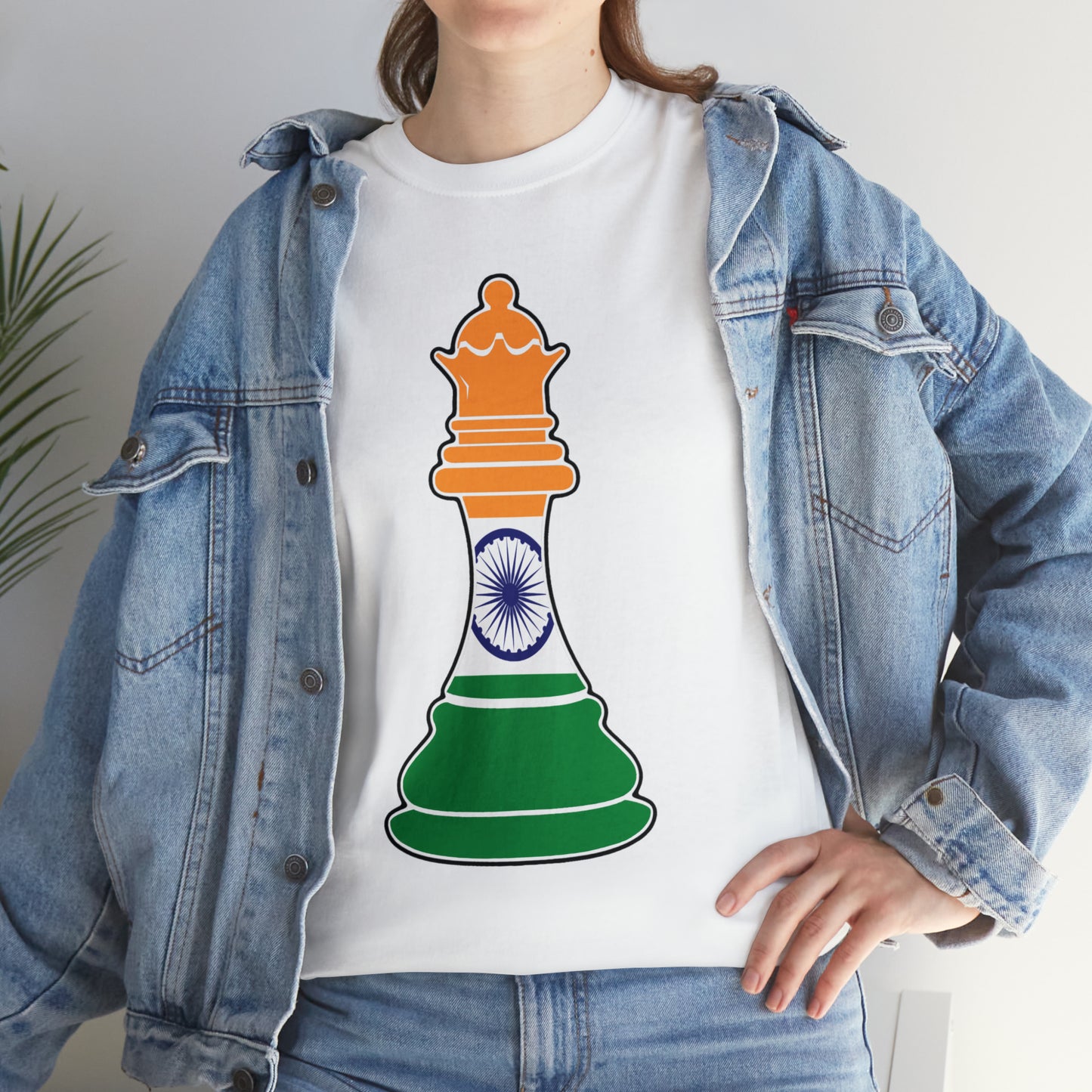 Indian Queen Flag Chess Piece India T-Shirt | Unisex Tee Shirt