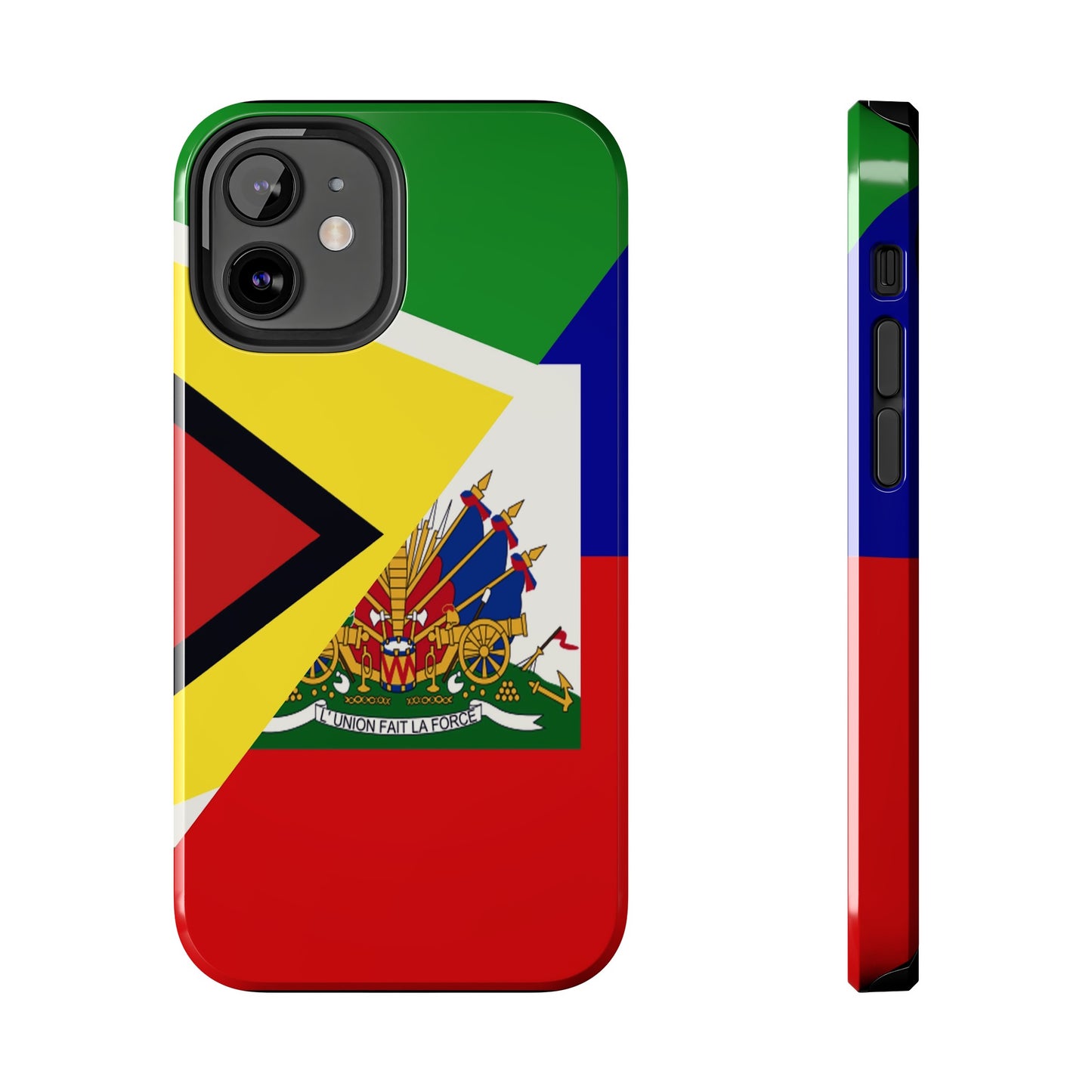 Haiti Guyana Flag Haitian Guyanese Tough Phone Cases