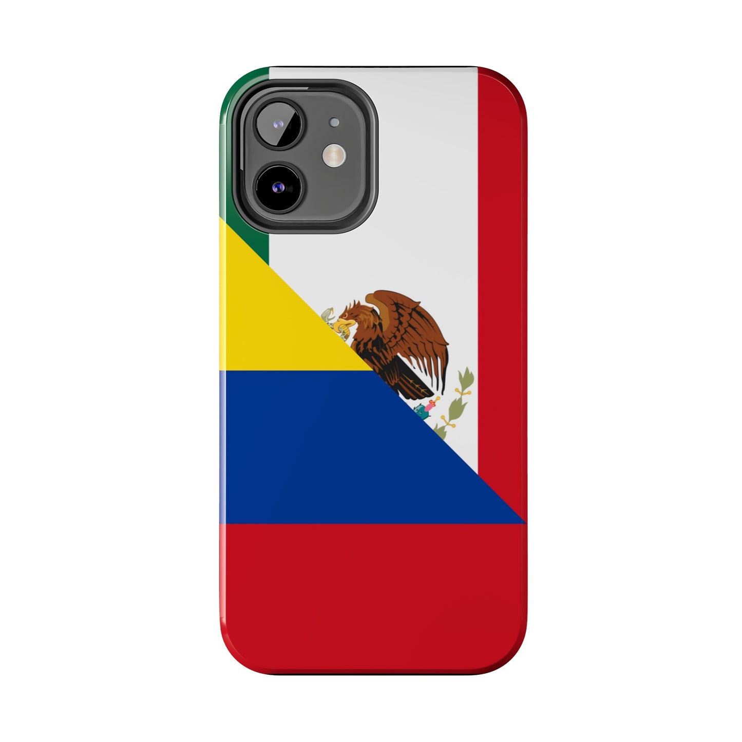 Mexican Colombian Flag Half Mexico Colombia Tough Phone Cases