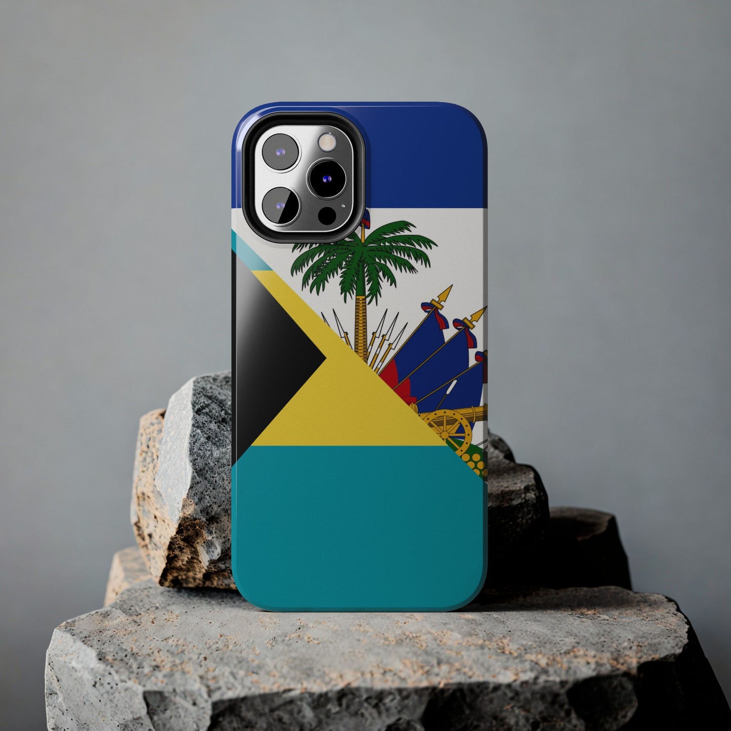 Bahamas Haiti Flag Bahamian Haitian Tough Phone Cases