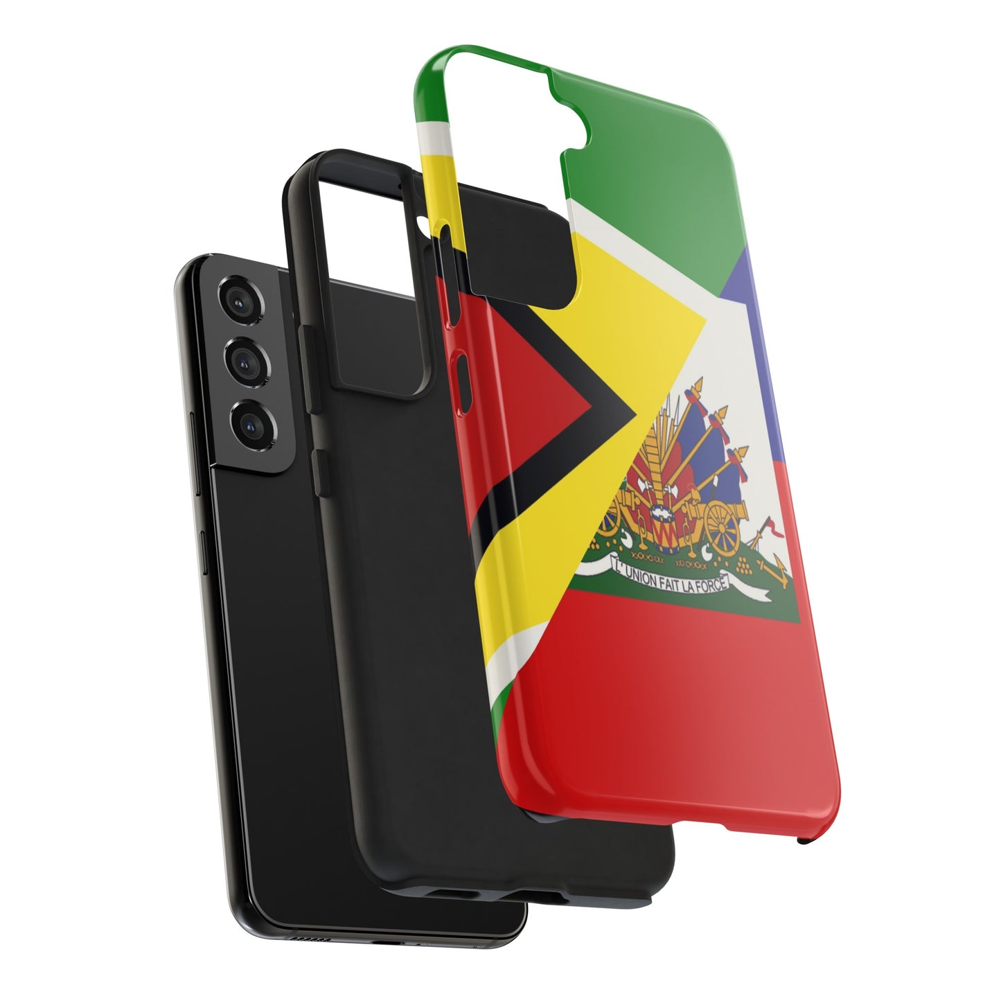 Haiti Guyana Flag Haitian Guyanese Tough Phone Cases