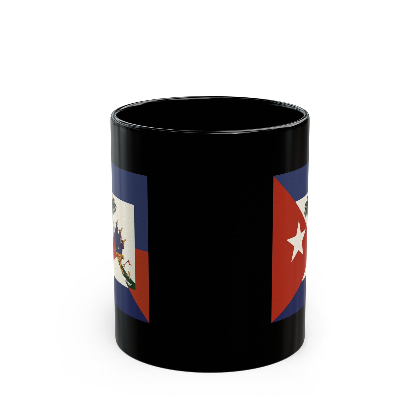 Haiti Cuba Flag Haitian Cuban Black Mug (11oz, 15oz)