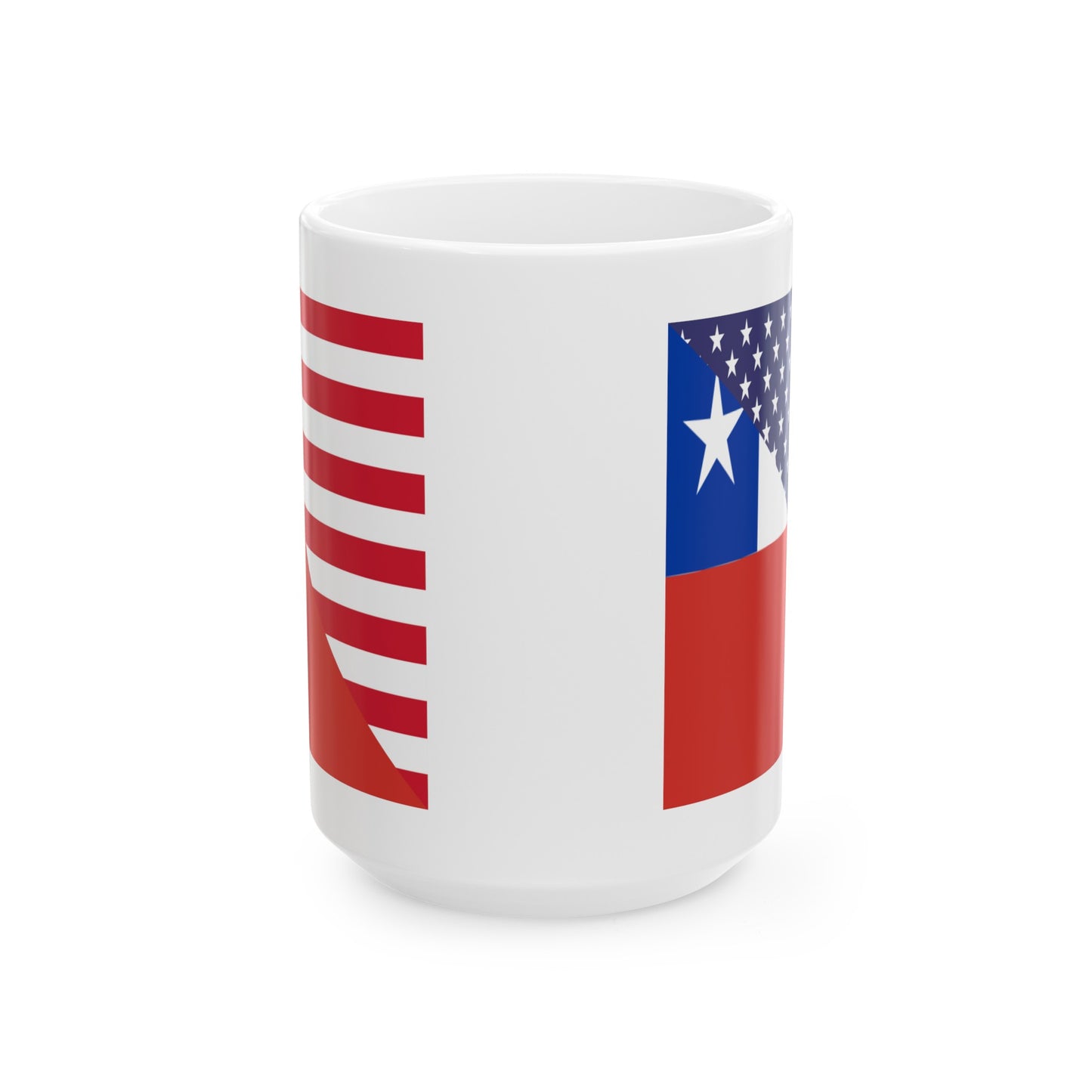 Chilean American Flag Chile USA Ceramic Mug 11oz, 15oz Cup