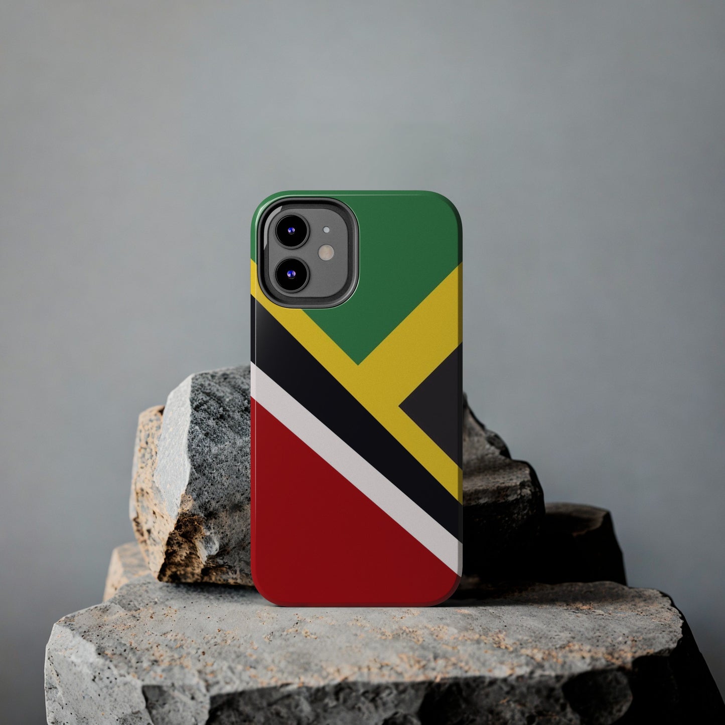 Jamaica Trinidad Flag Jamaican Trini Tough Phone Cases