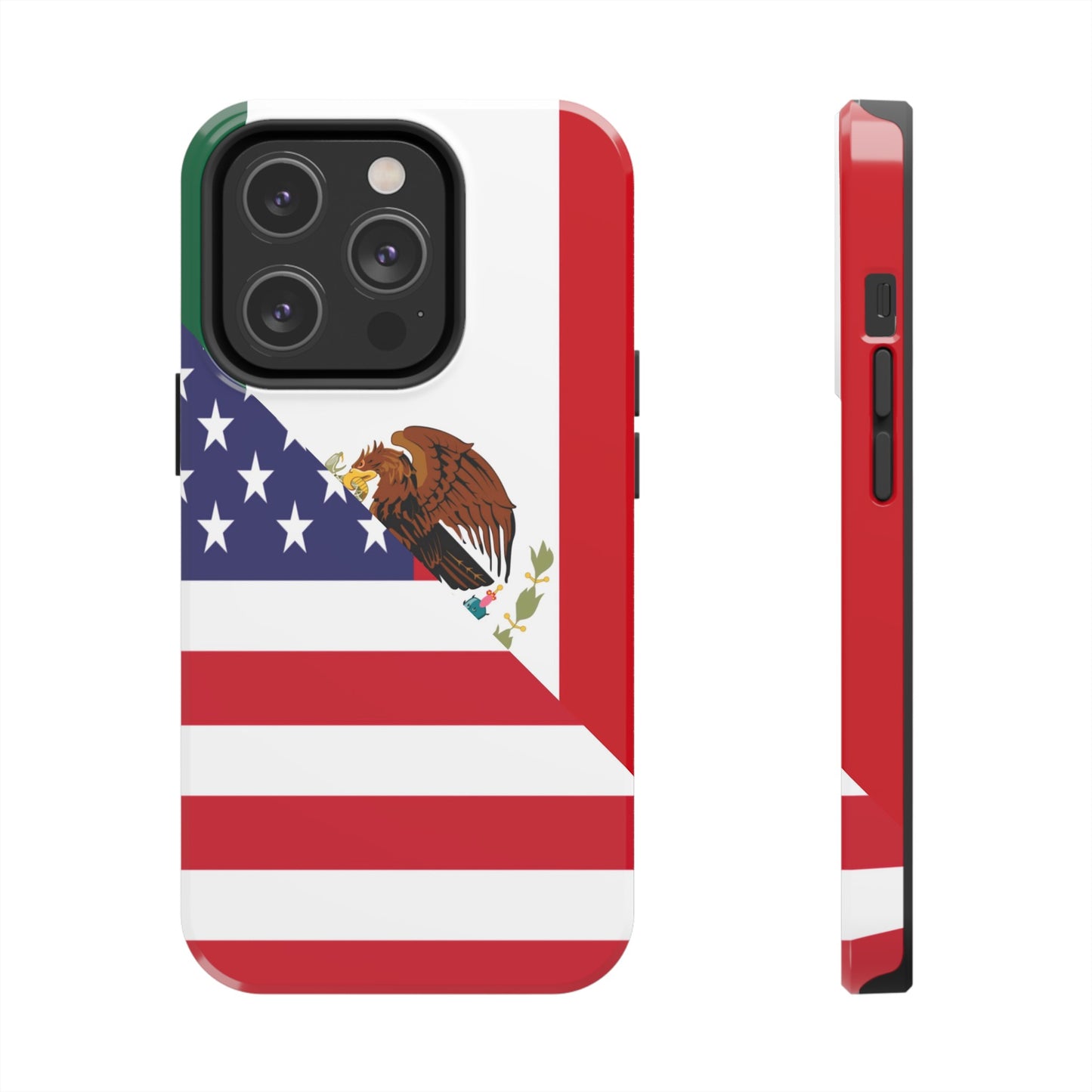 Mexican American Flag Mexico USA Tough Phone Cases