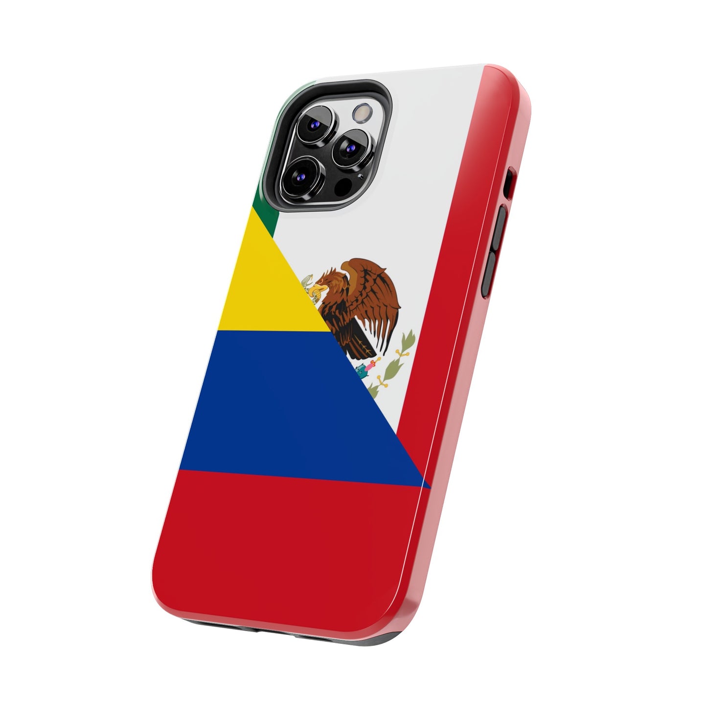 Mexican Colombian Flag Half Mexico Colombia Tough Phone Cases