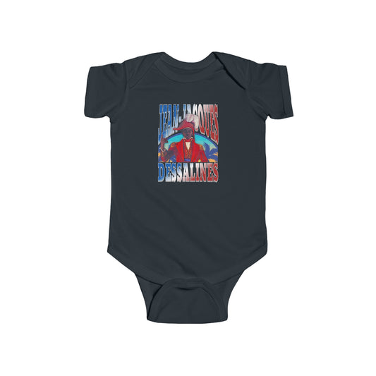 Dessalines Haitian Revolution Haiti Jean Jacques Ayiti Flag Colors Baby Bodysuit | Newborn Boy Girl