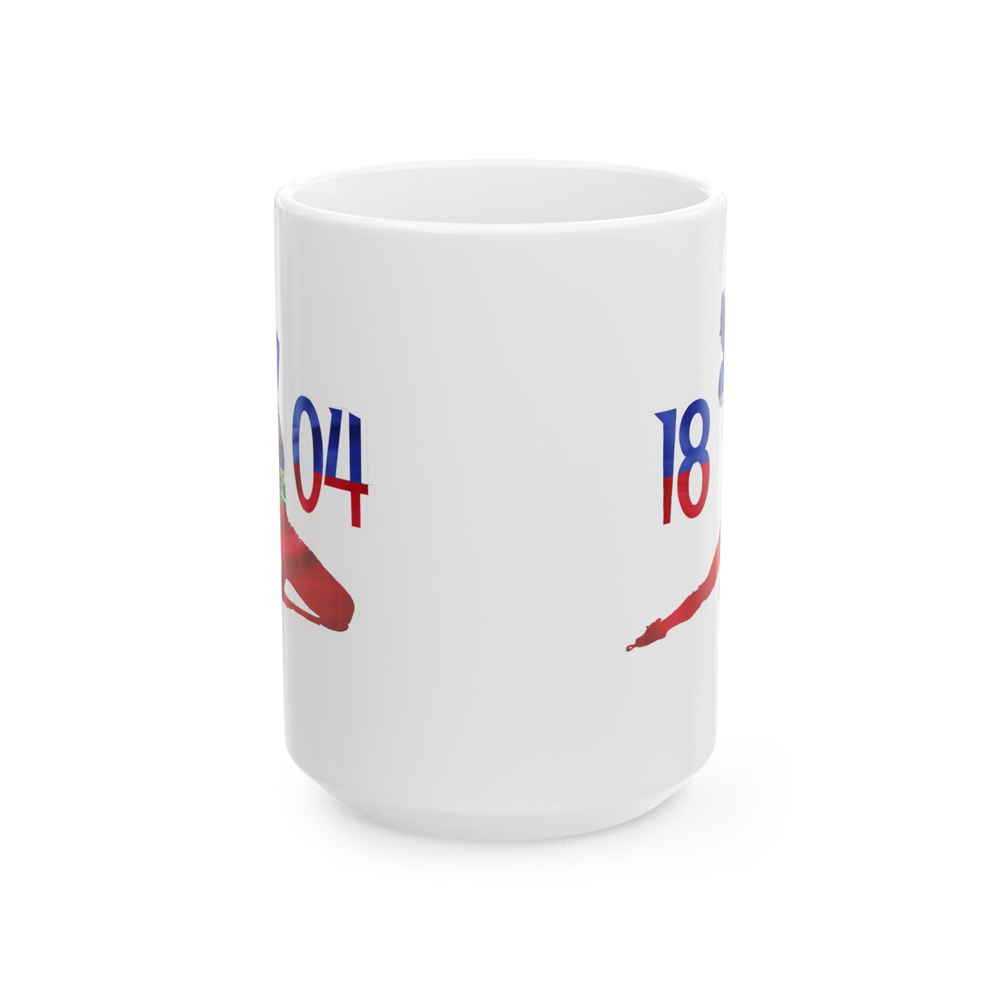 Haitian Flag 1804 Neg Mawon | Haitian Independence Neg Marron Ceramic Mug 11oz, 15oz Cup