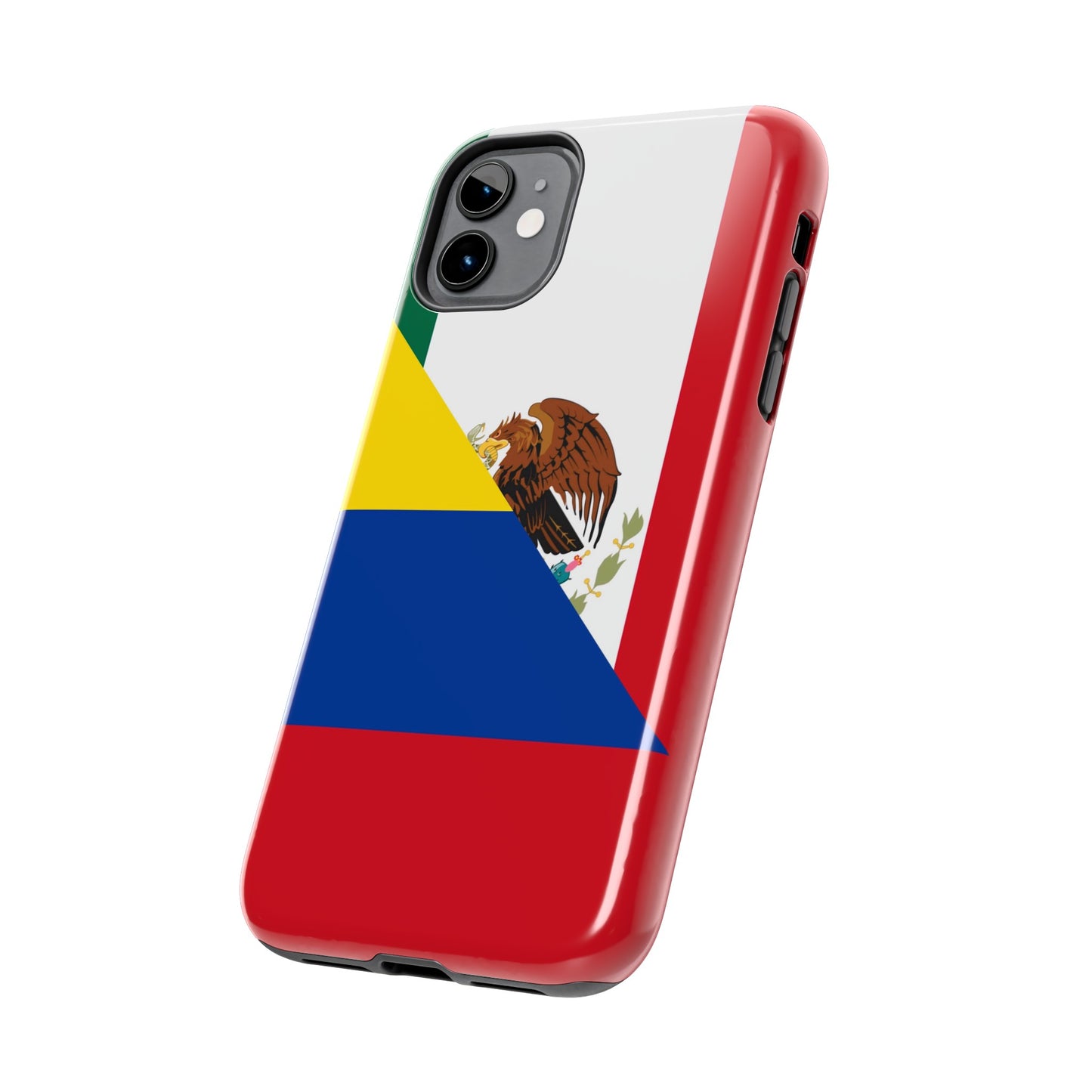 Mexican Colombian Flag Half Mexico Colombia Tough Phone Cases