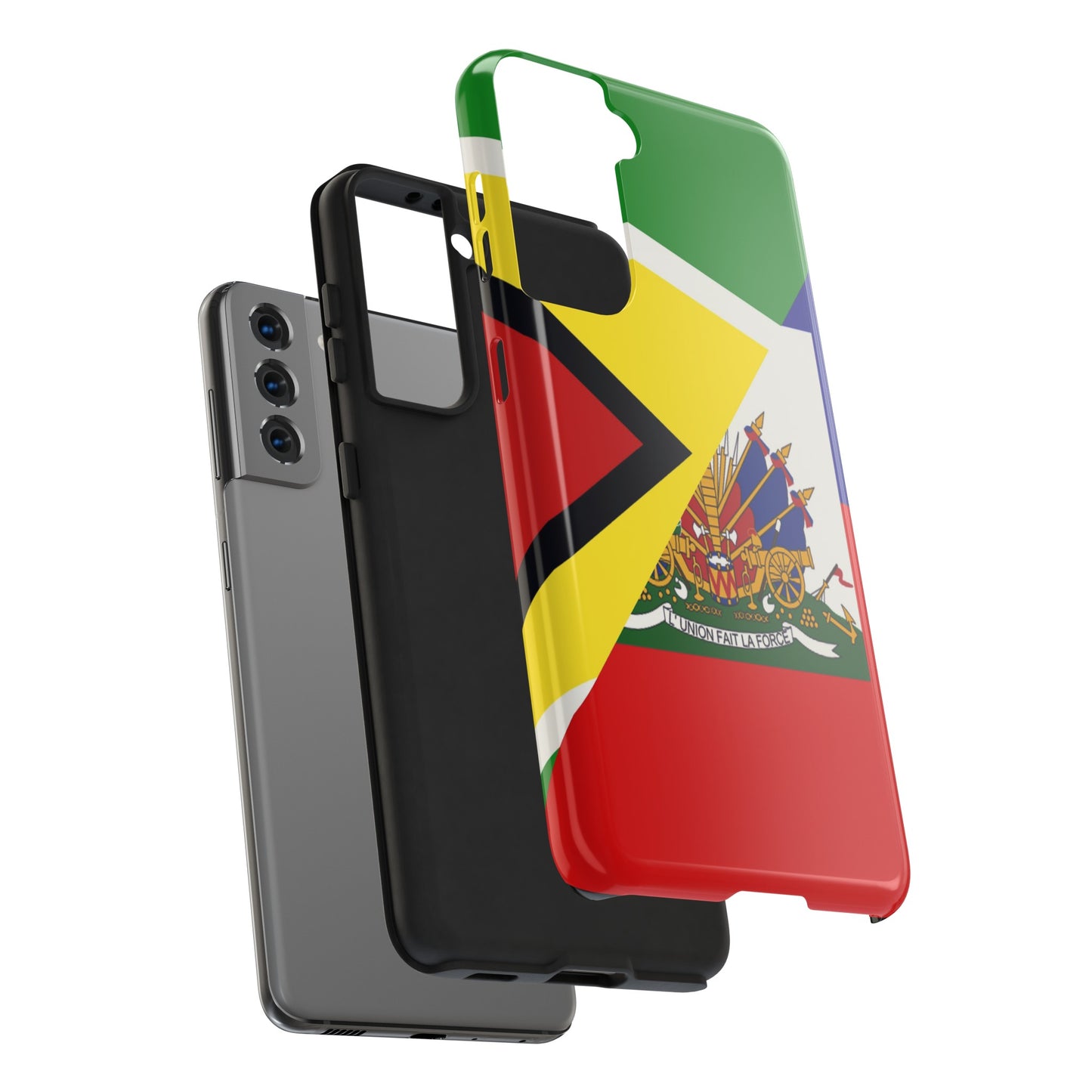 Haiti Guyana Flag Haitian Guyanese Tough Phone Cases