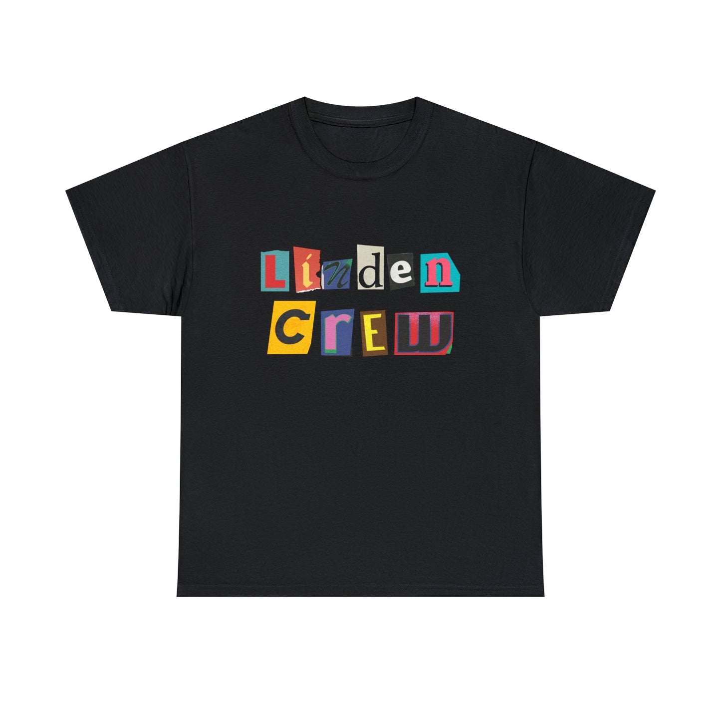 Linden Crew Magazine Letters Tee Shirt