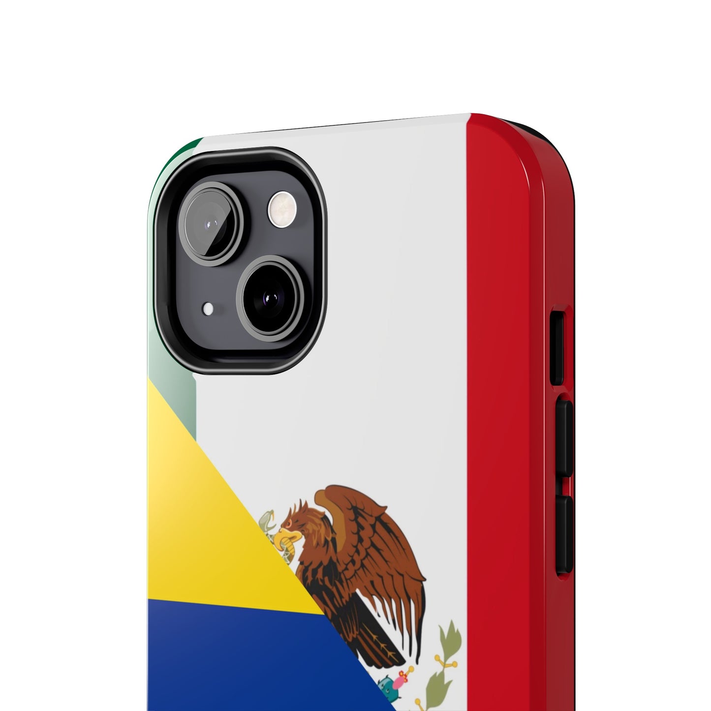 Mexican Colombian Flag Half Mexico Colombia Tough Phone Cases