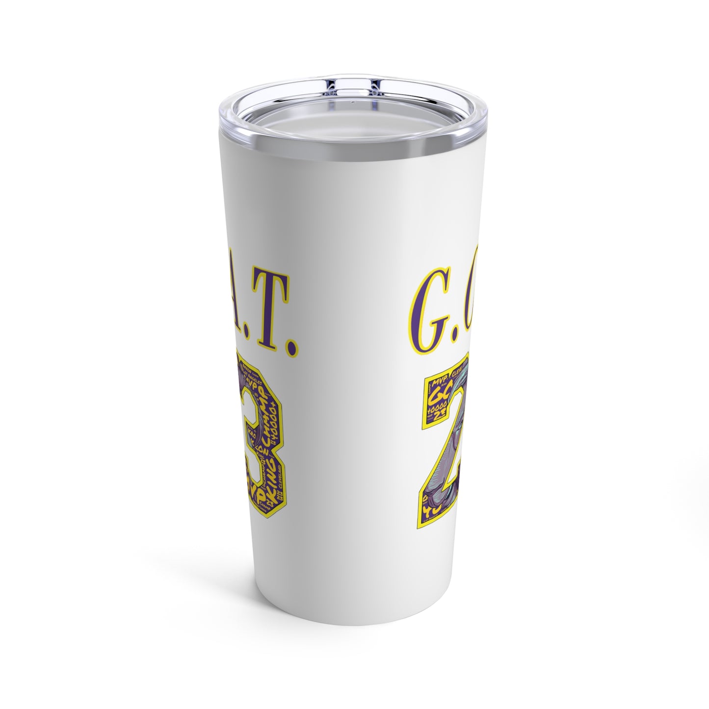 GOAT 23 | Los Angeles Basketball Greatest of All Time Tumbler 20oz