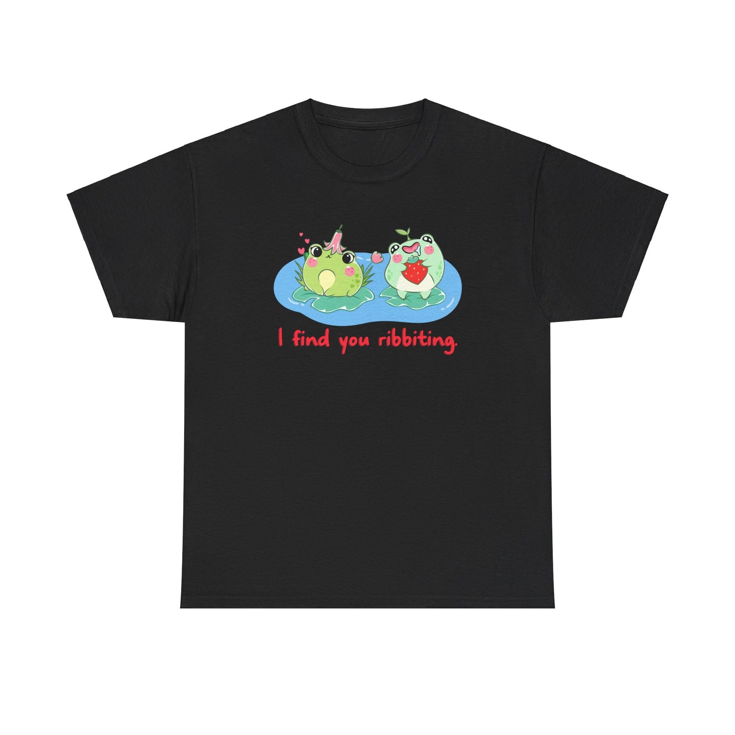 I Find You Ribbiting Frog Pun T-Shirt | Unisex Tee Shirt