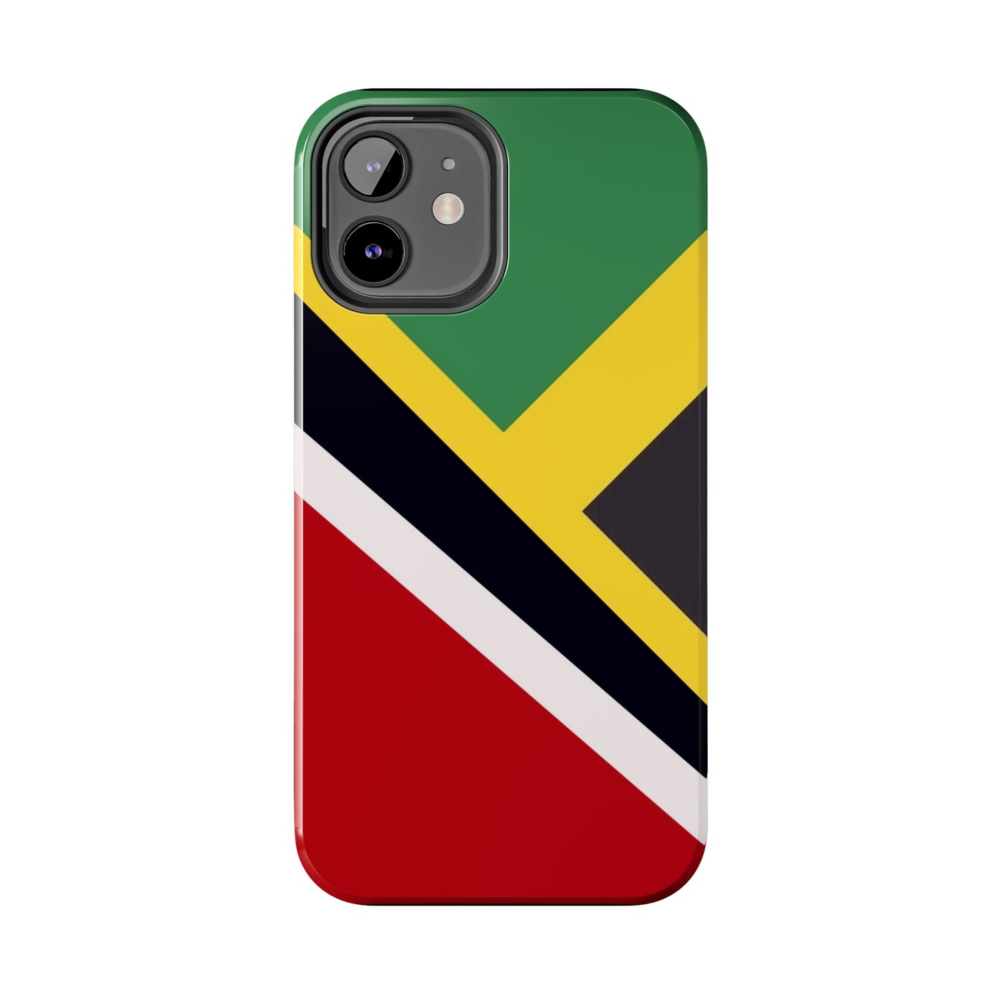 Jamaica Trinidad Flag Jamaican Trini Tough Phone Cases