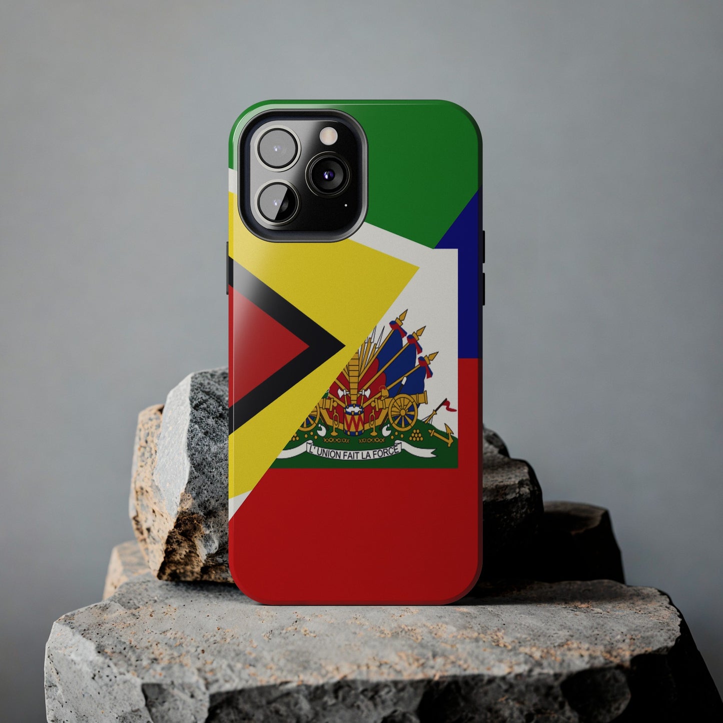 Haiti Guyana Flag Haitian Guyanese Tough Phone Cases