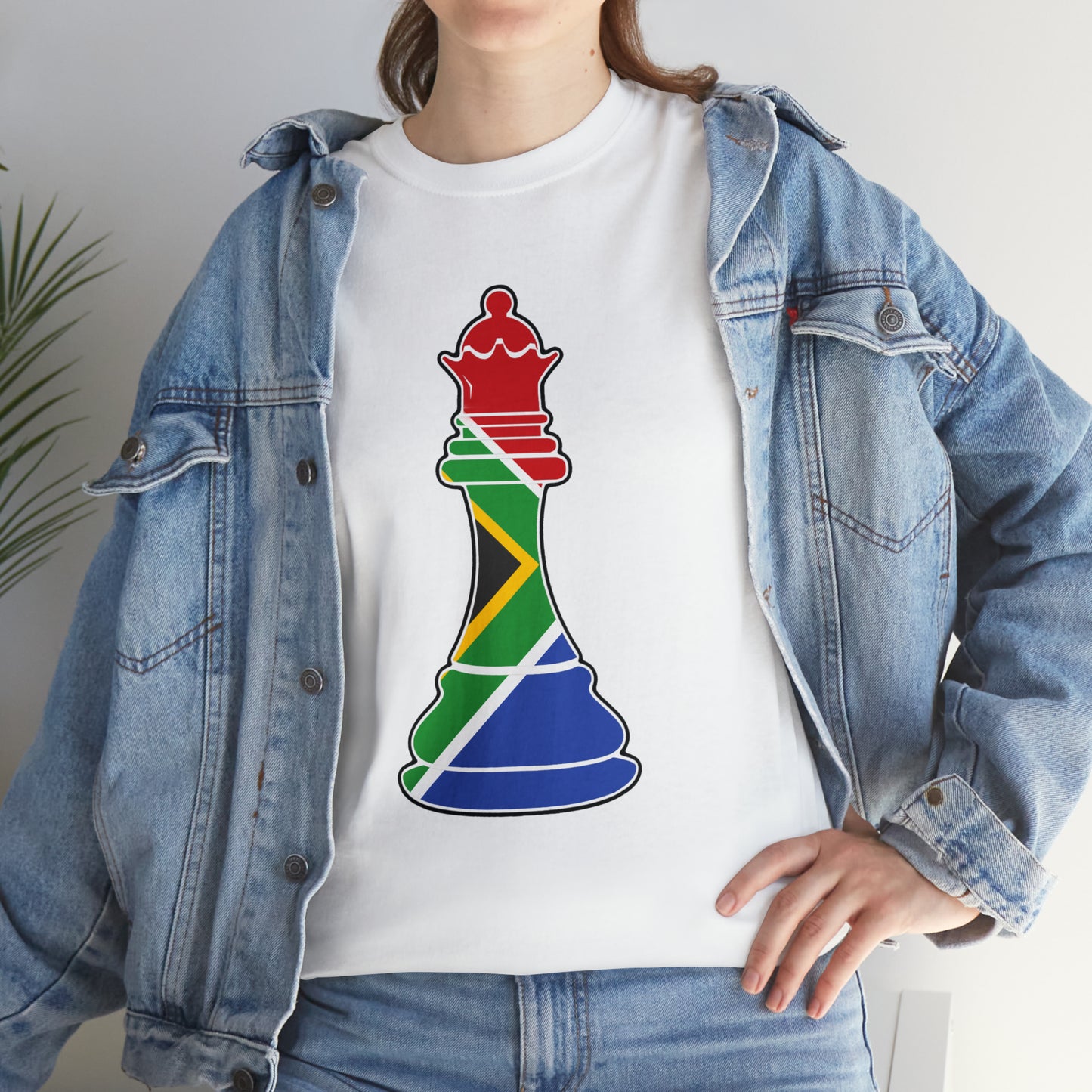 South African Queen Flag Chess Piece SA T-Shirt | Unisex Tee Shirt