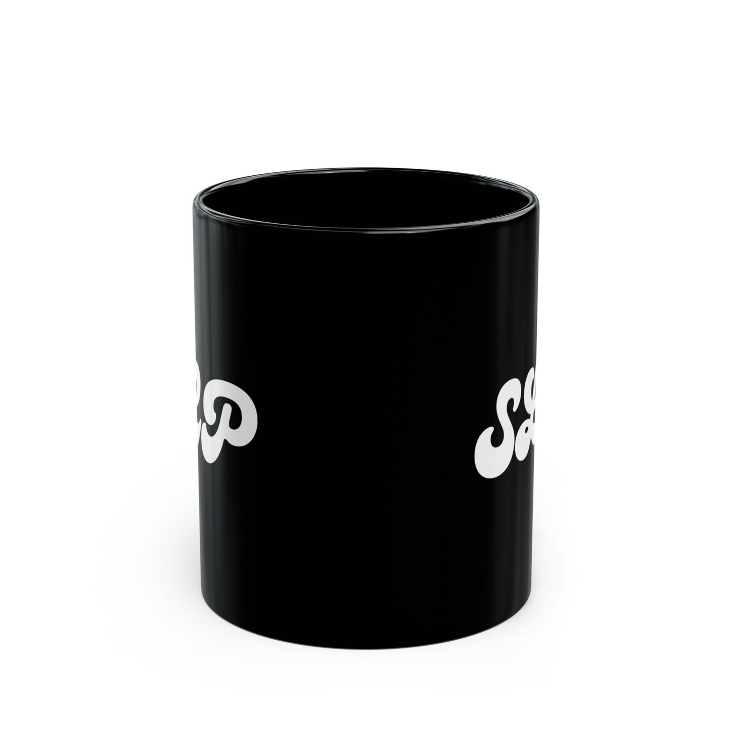 SLP White Text Black Mug (11oz, 15oz)