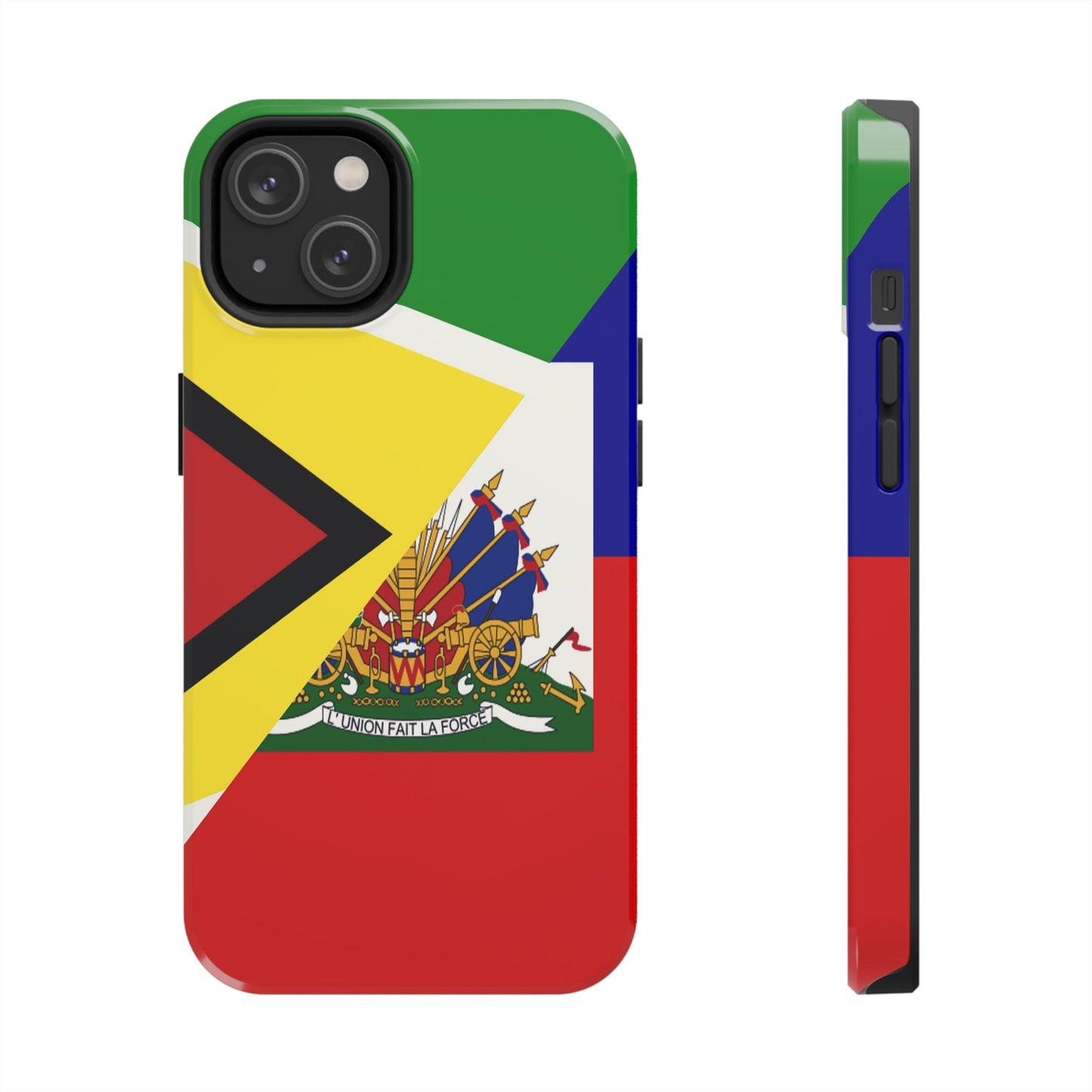 Haiti Guyana Flag Haitian Guyanese Tough Phone Cases