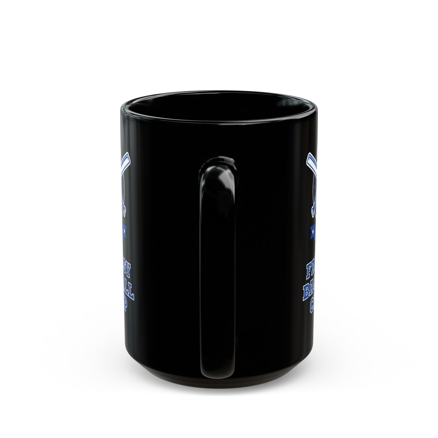 Fantasy Baseball 2023 Champion Fantasy League Champ Black Mug (11oz, 15oz)