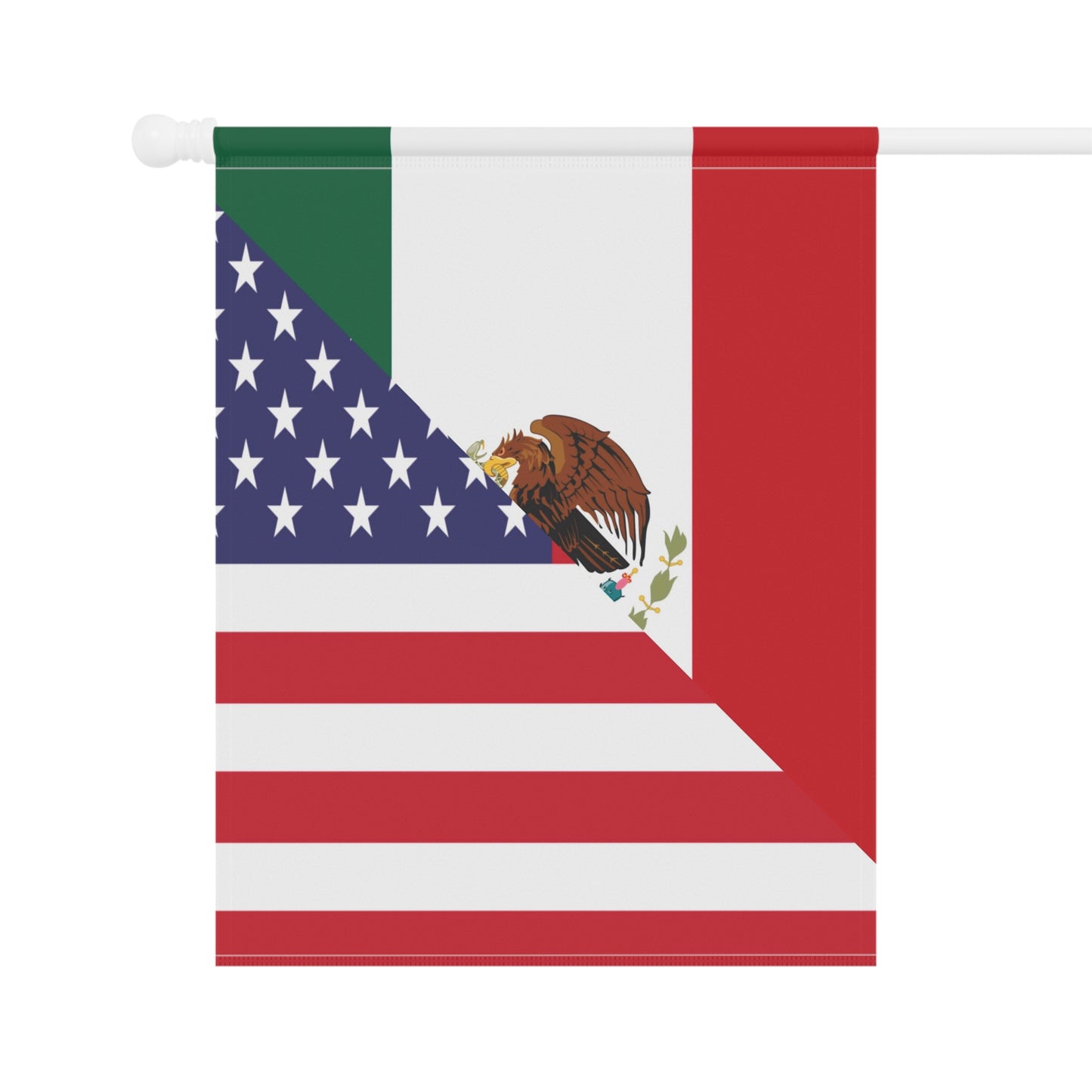 Mexican American Flag Garden & House Banner Mexico USA