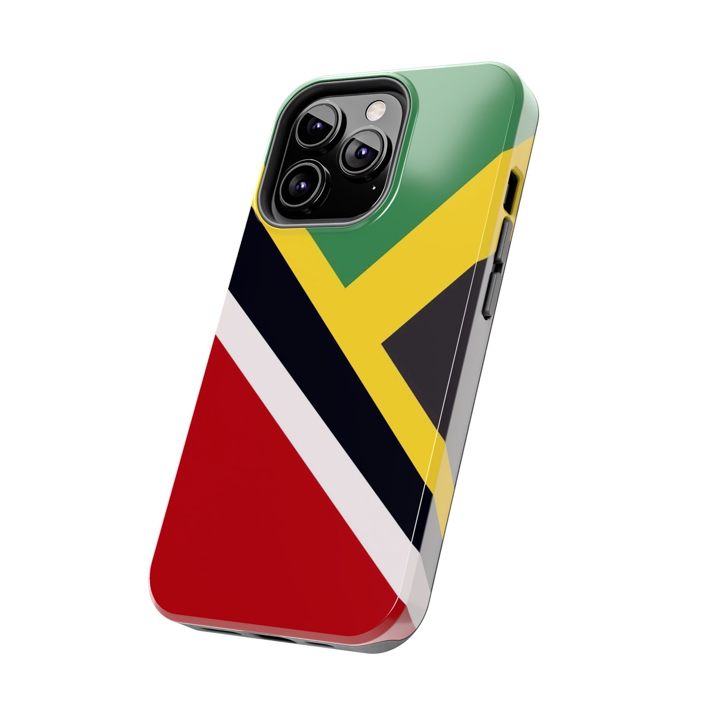 Jamaica Trinidad Flag Jamaican Trini Tough Phone Cases