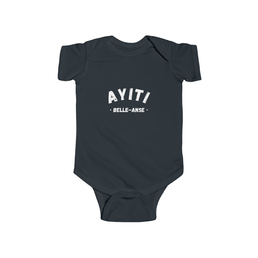 Ayiti Belle Anse Haiti District Haitian Towns Cities Baby Bodysuit | Newborn Boy Girl