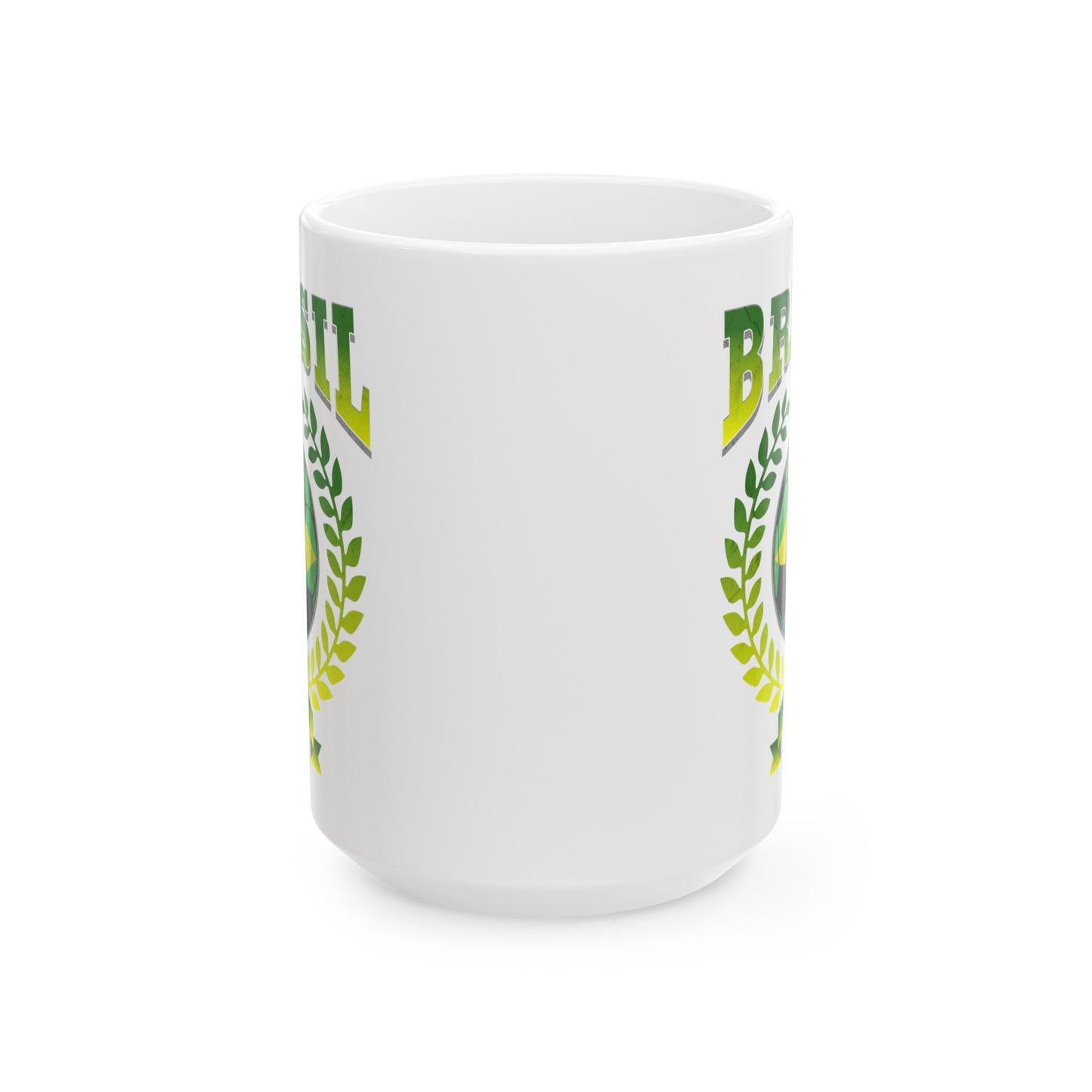 Brasil 2024 Soccer Football Championship Games Brazil Team Ceramic Mug 11oz, 15oz Cup