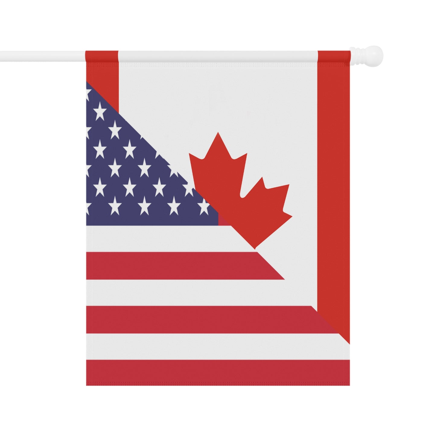 Canadian American Flag Canada USA Garden & House Banner