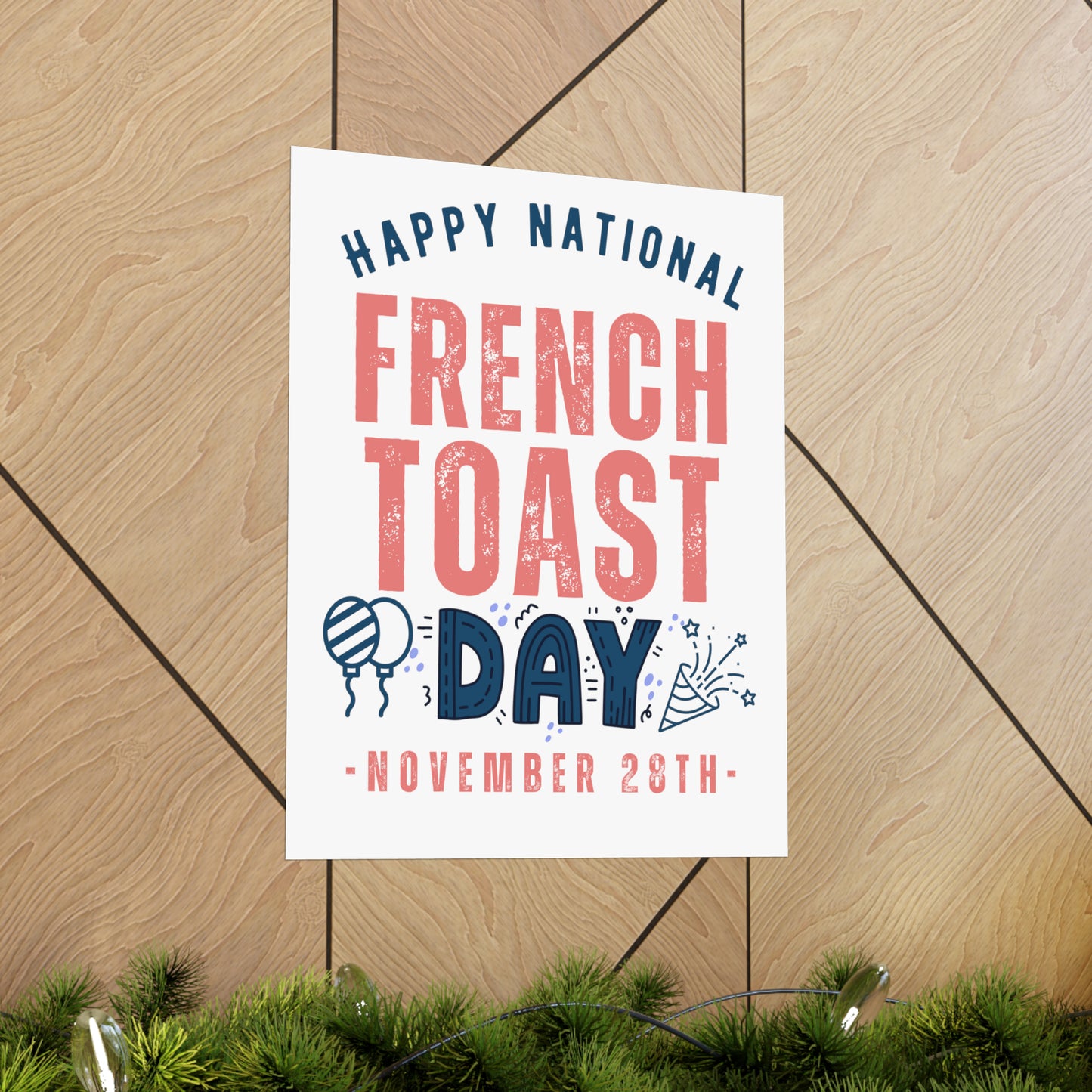 National French Toast Day November 28th Foodie Premium Matte Poster