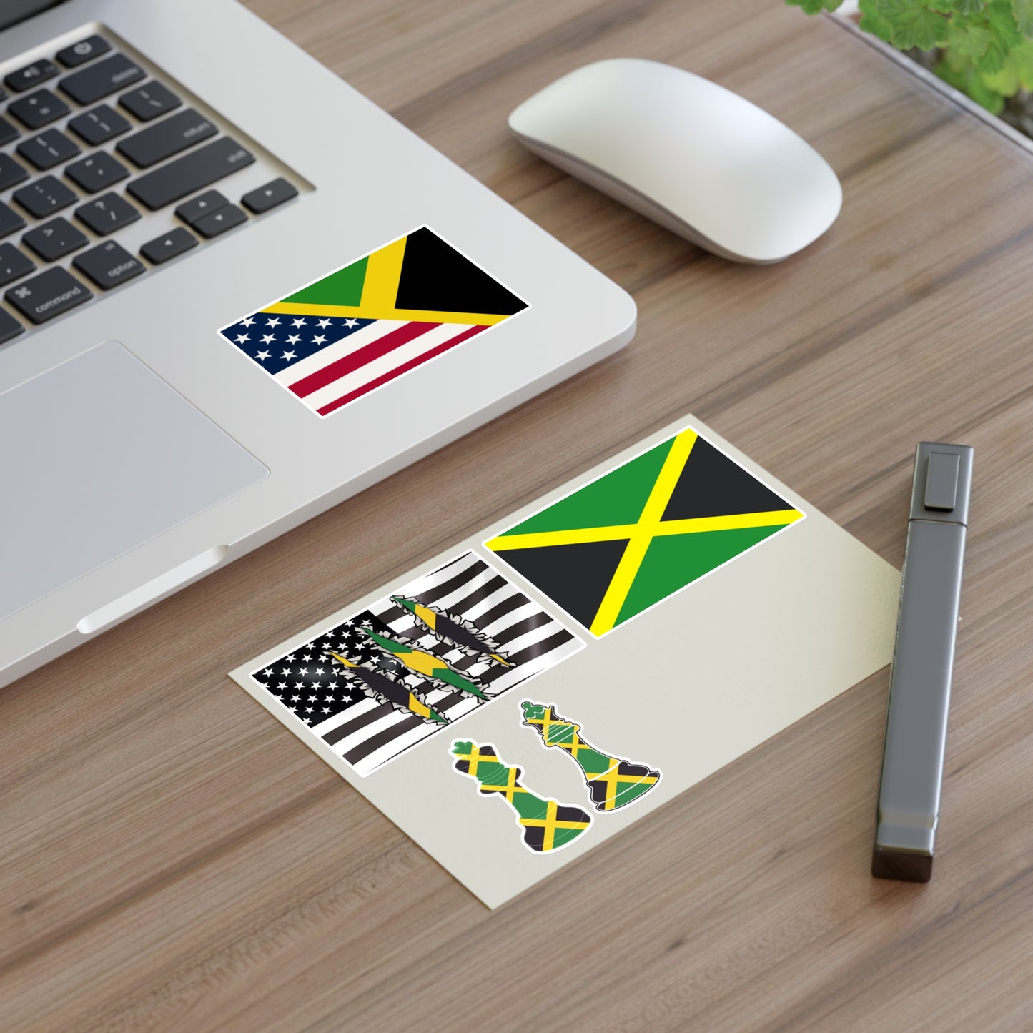 Jamaican Flag Sticker Sheets | Jamaica King Queen USA