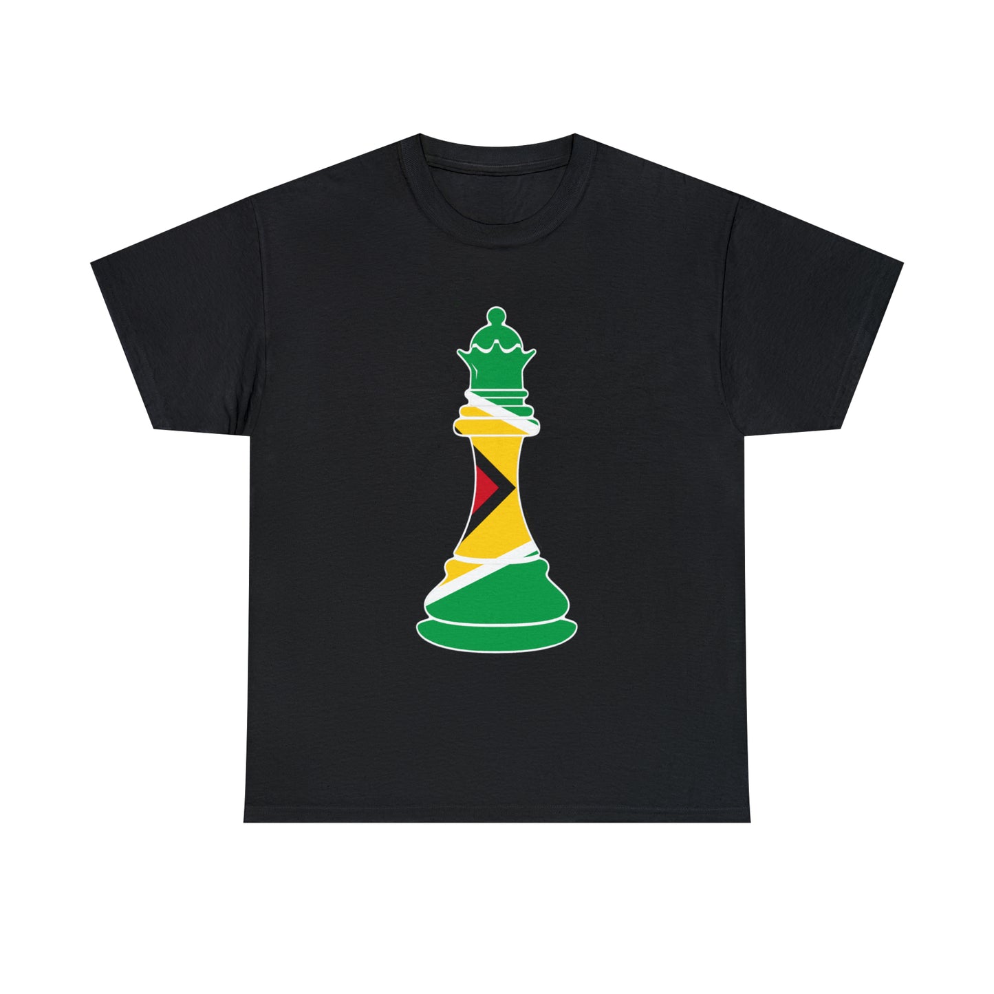 Guyanese Queen Flag Chess Piece Guyana T-Shirt | Unisex Tee Shirt