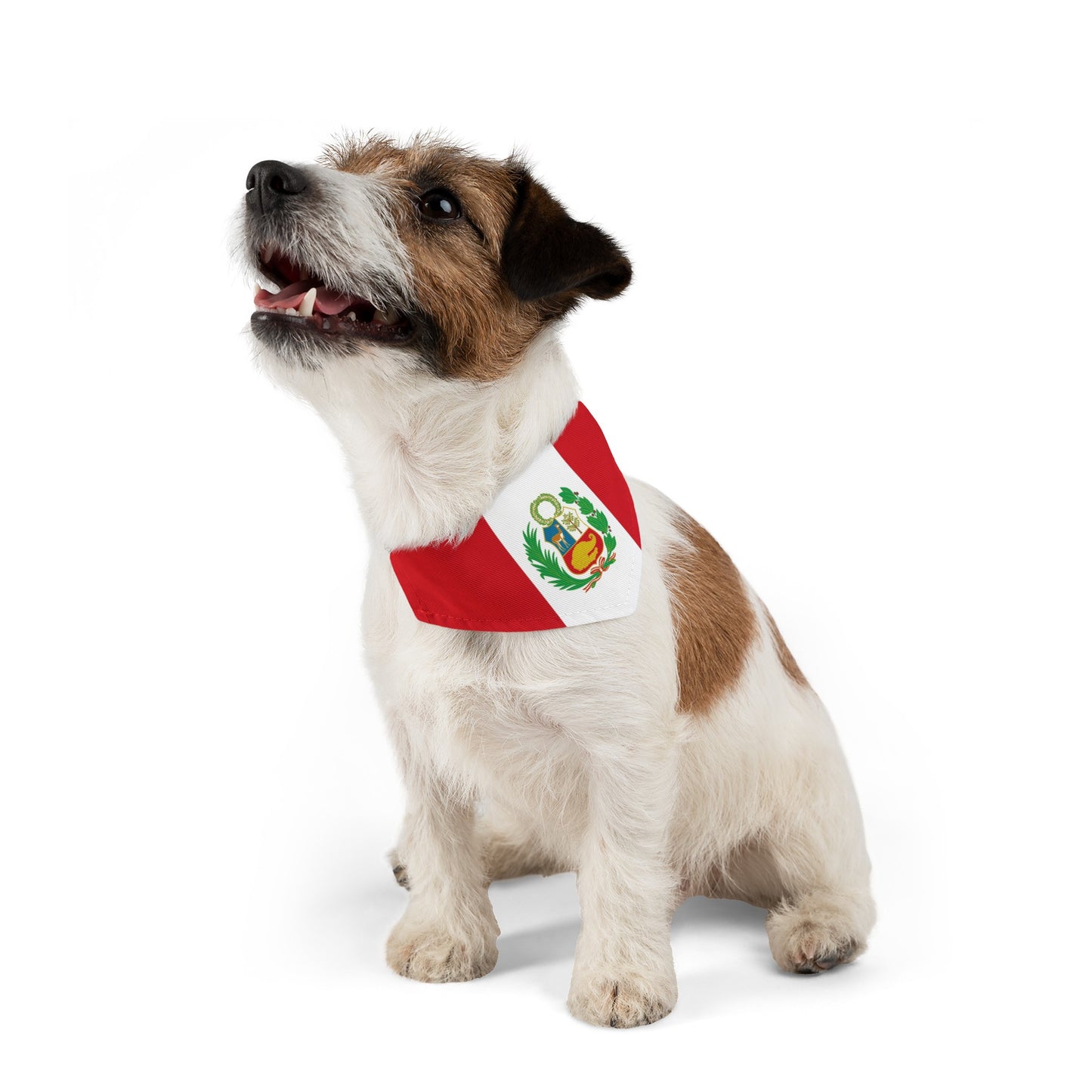 Peru Flag Pet Bandana Collar | Peruvian Dog Cat Animal