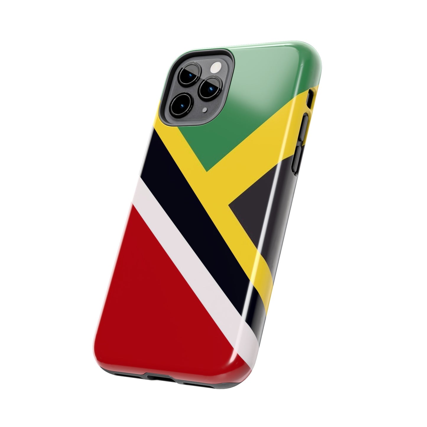 Jamaica Trinidad Flag Jamaican Trini Tough Phone Cases