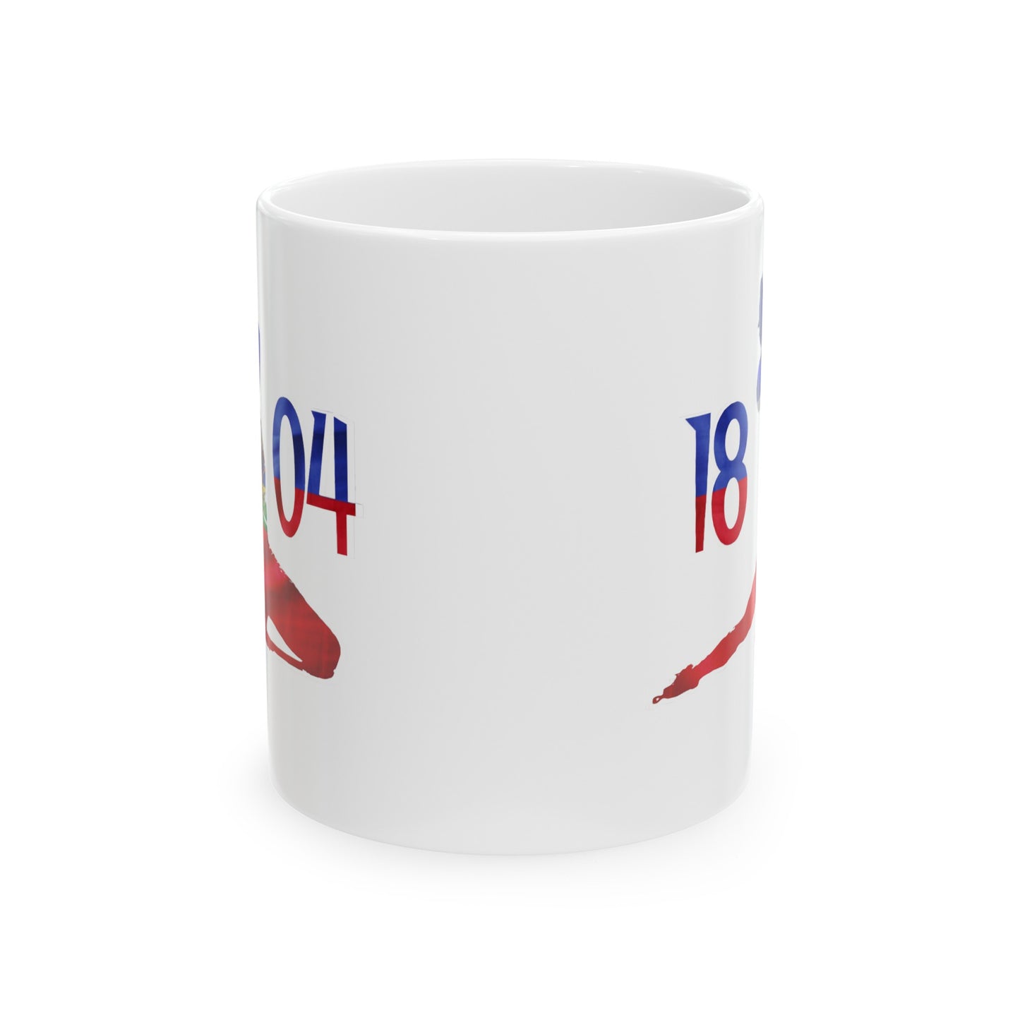 Haitian Flag 1804 Neg Mawon | Haitian Independence Neg Marron Ceramic Mug 11oz, 15oz Cup