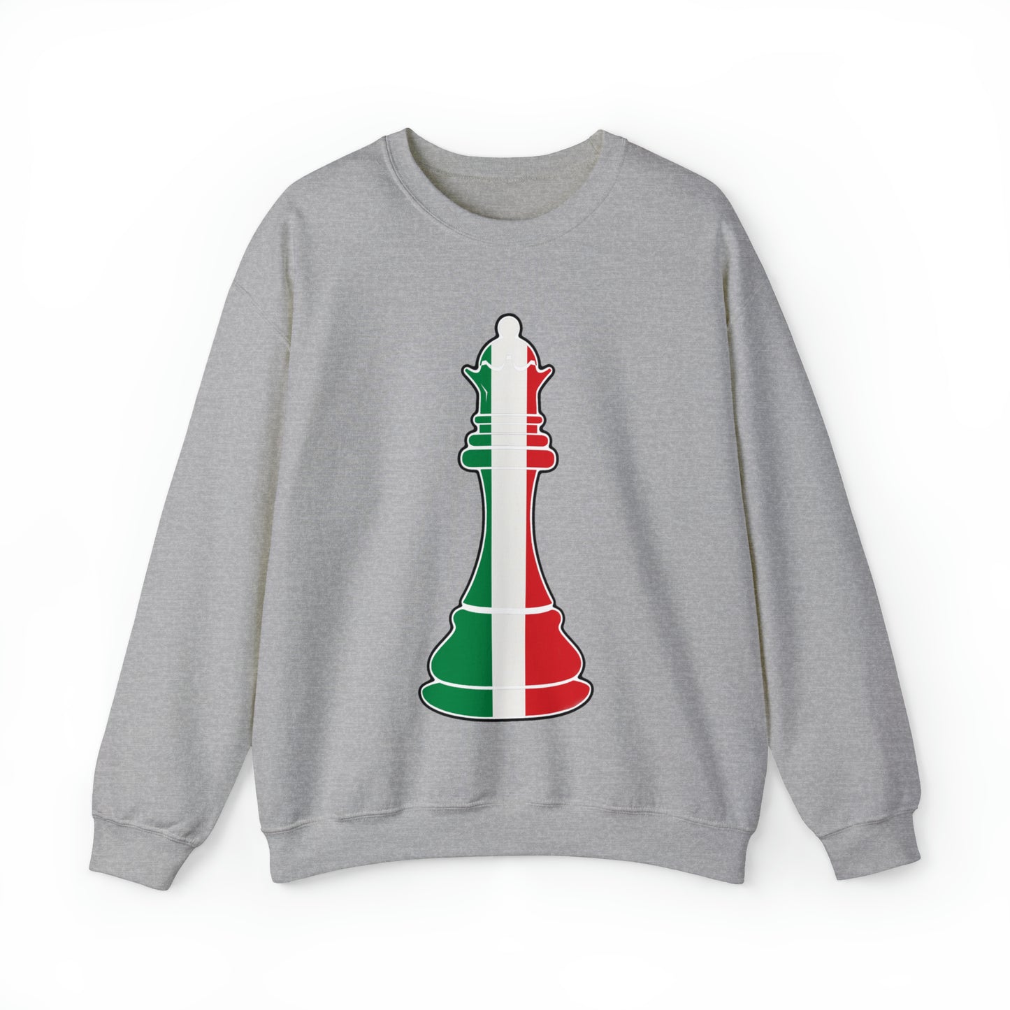 Italian Queen Flag Chess Piece Italy Unisex Sweatshirt